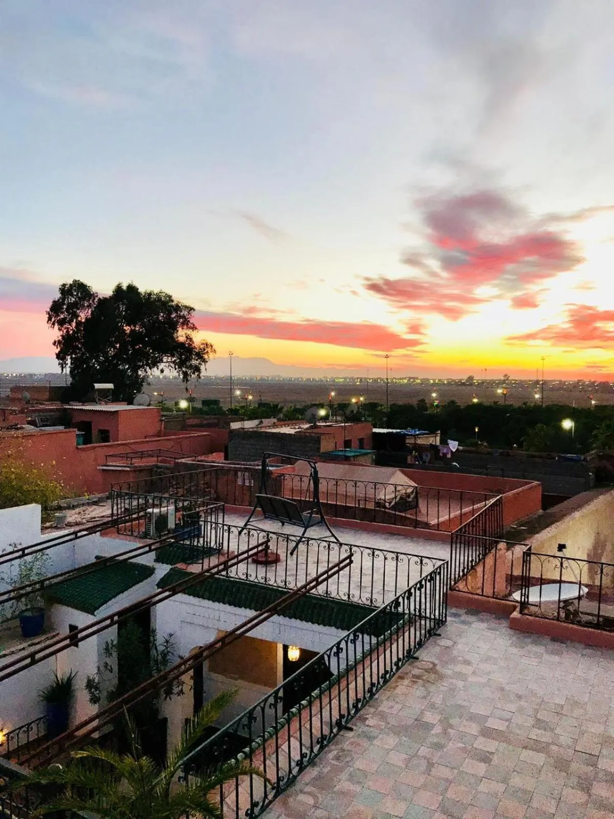 Balcony/Terrace in Riad Rockech