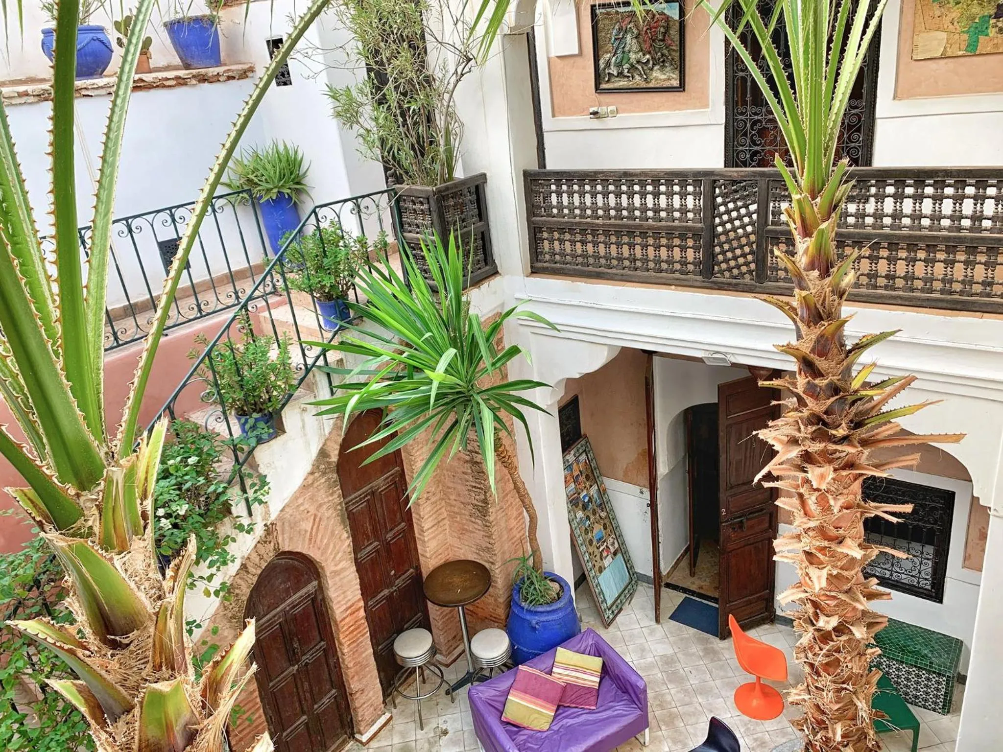 Patio in Riad Rockech