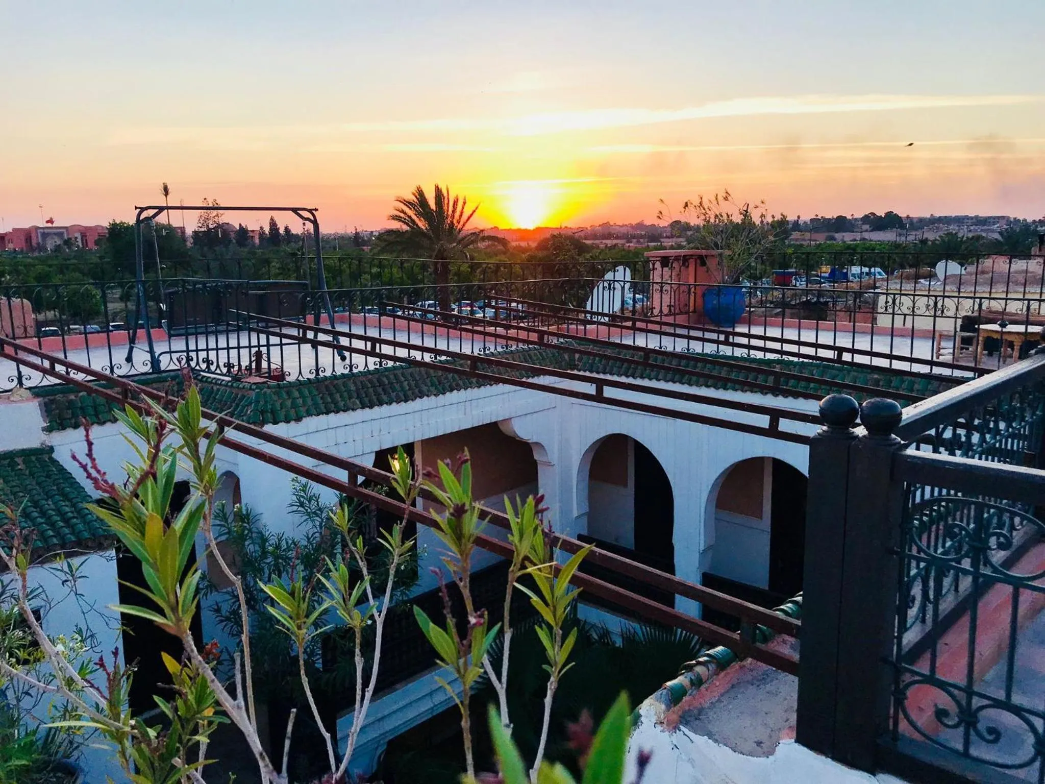 Balcony/Terrace in Riad Rockech