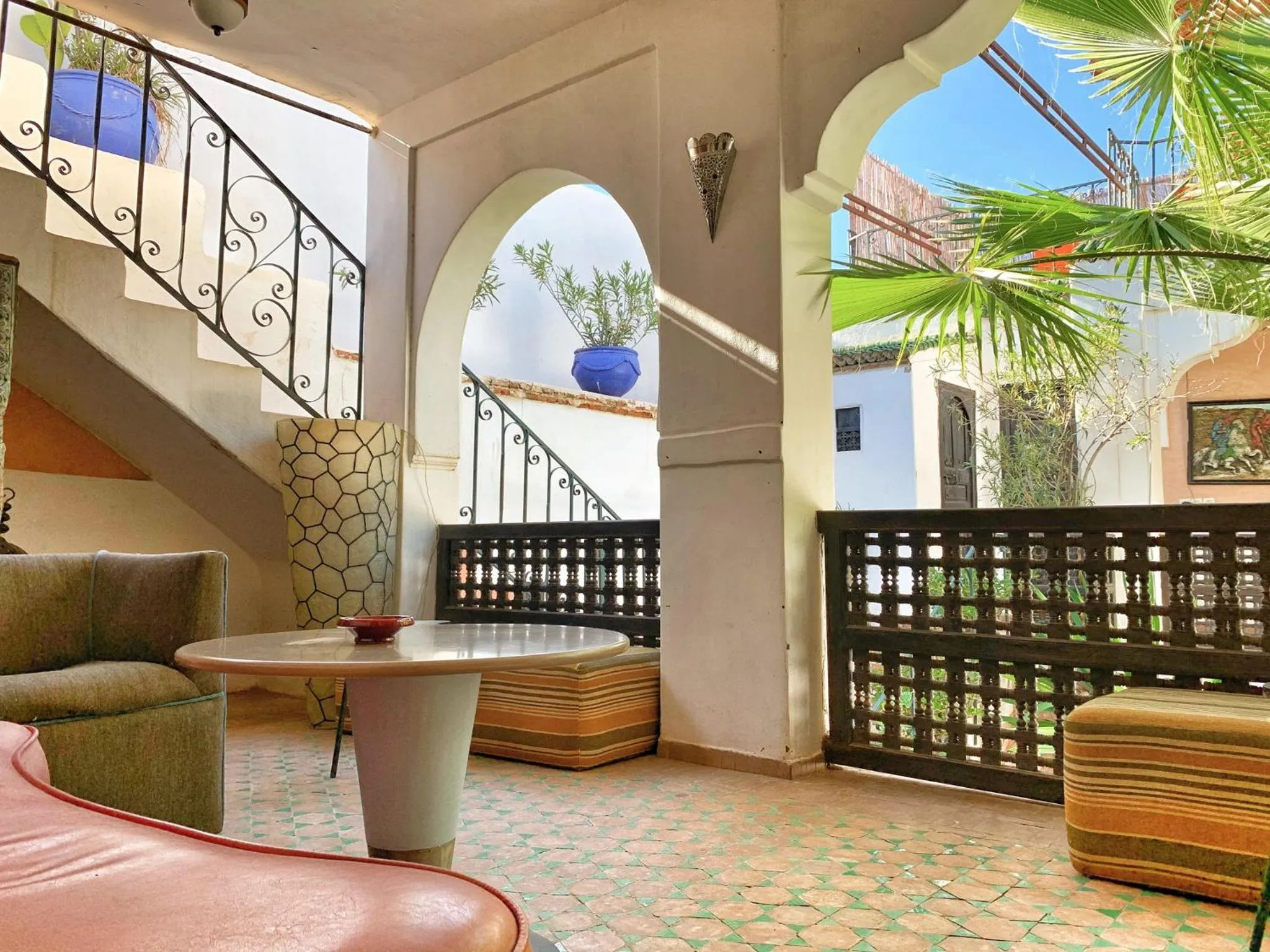 Living room in Riad Rockech