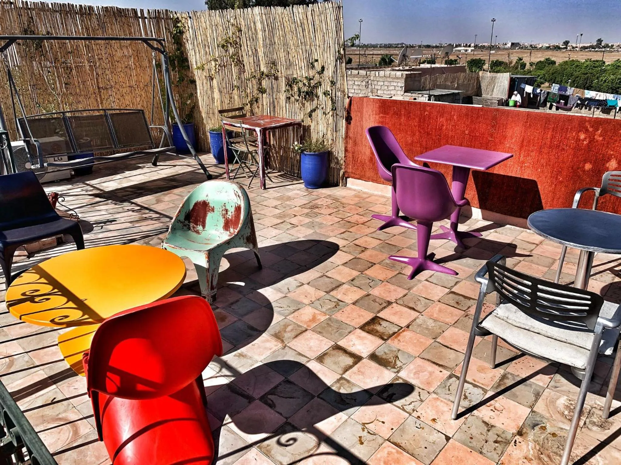 Balcony/Terrace in Riad Rockech
