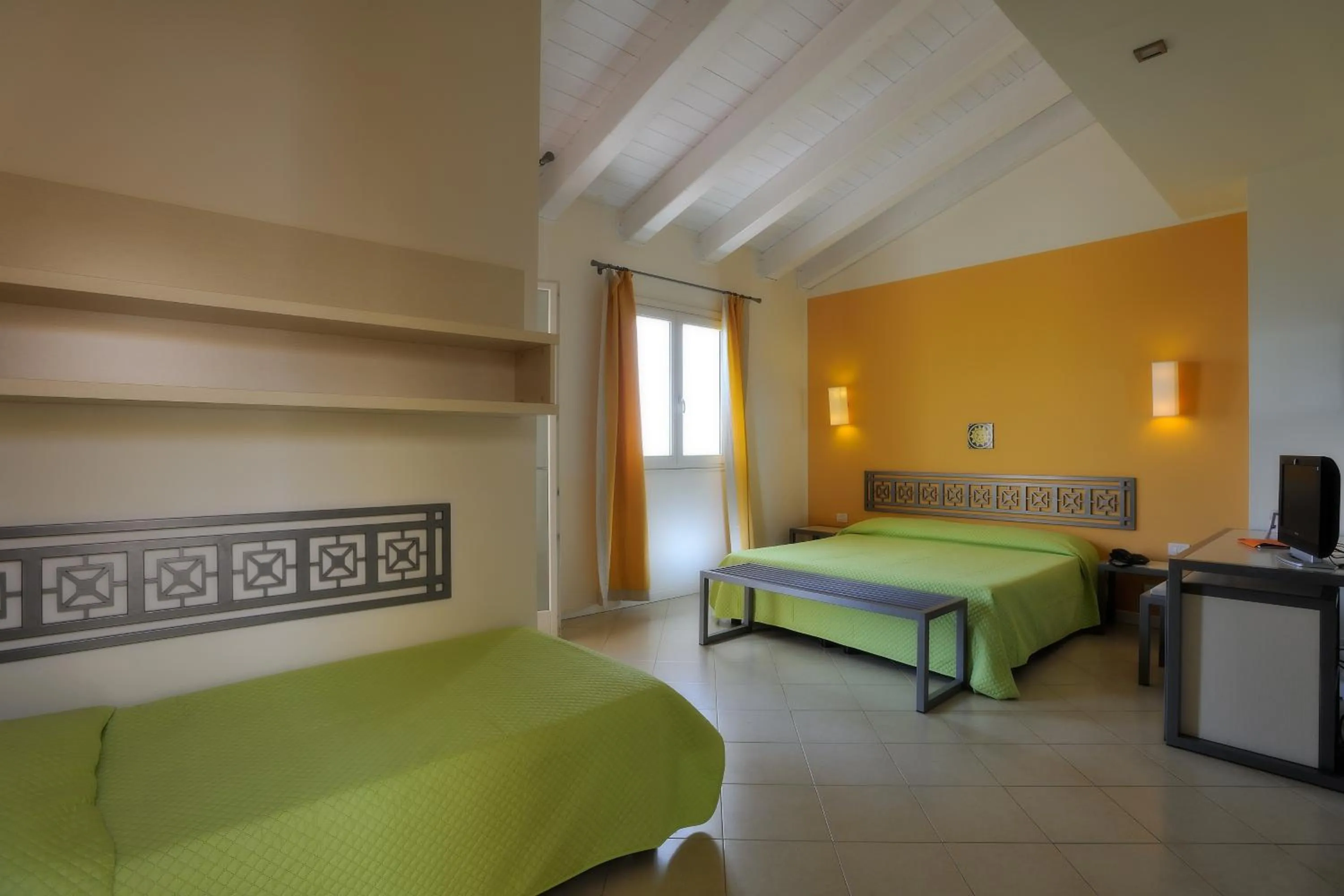 Bed in Sikania Eco Resort