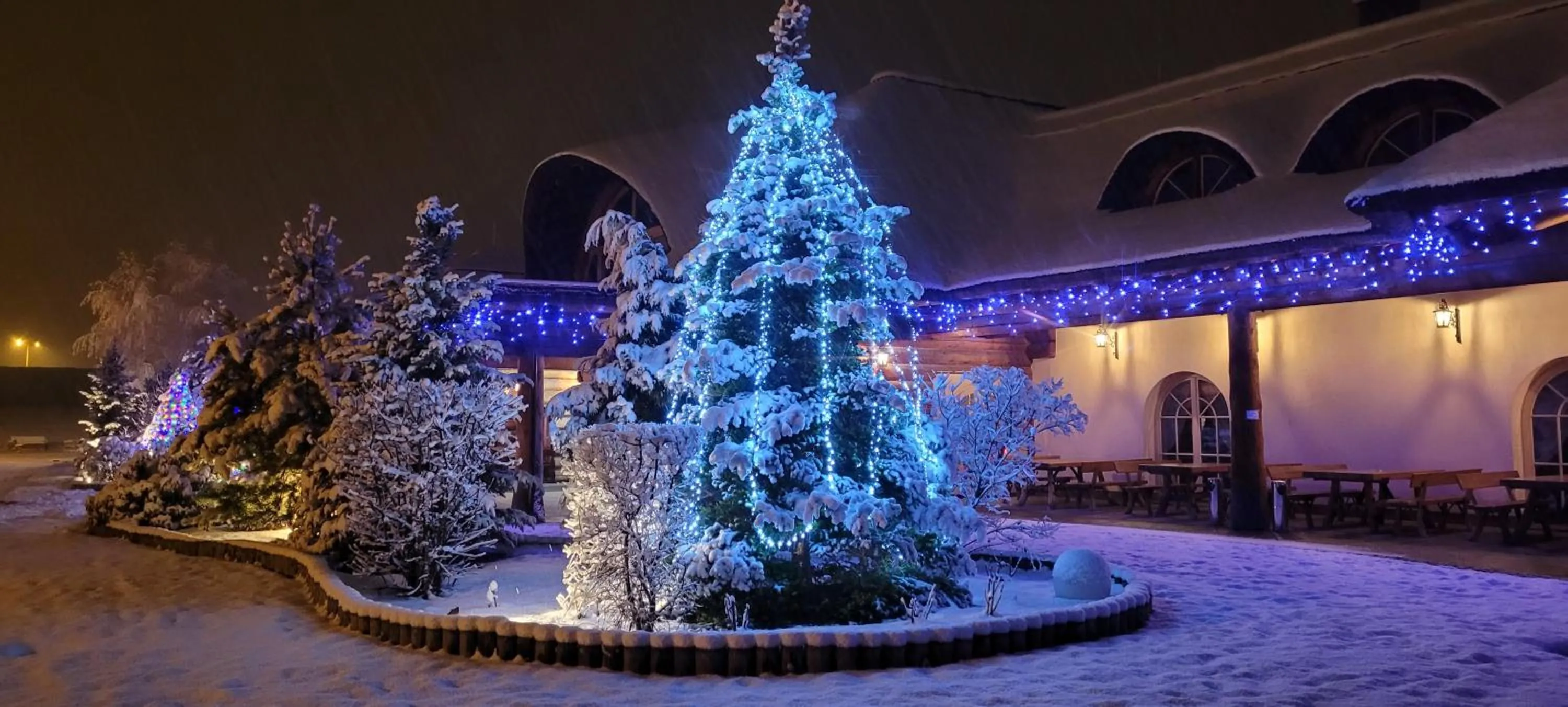 Winter in Dworek Góralski