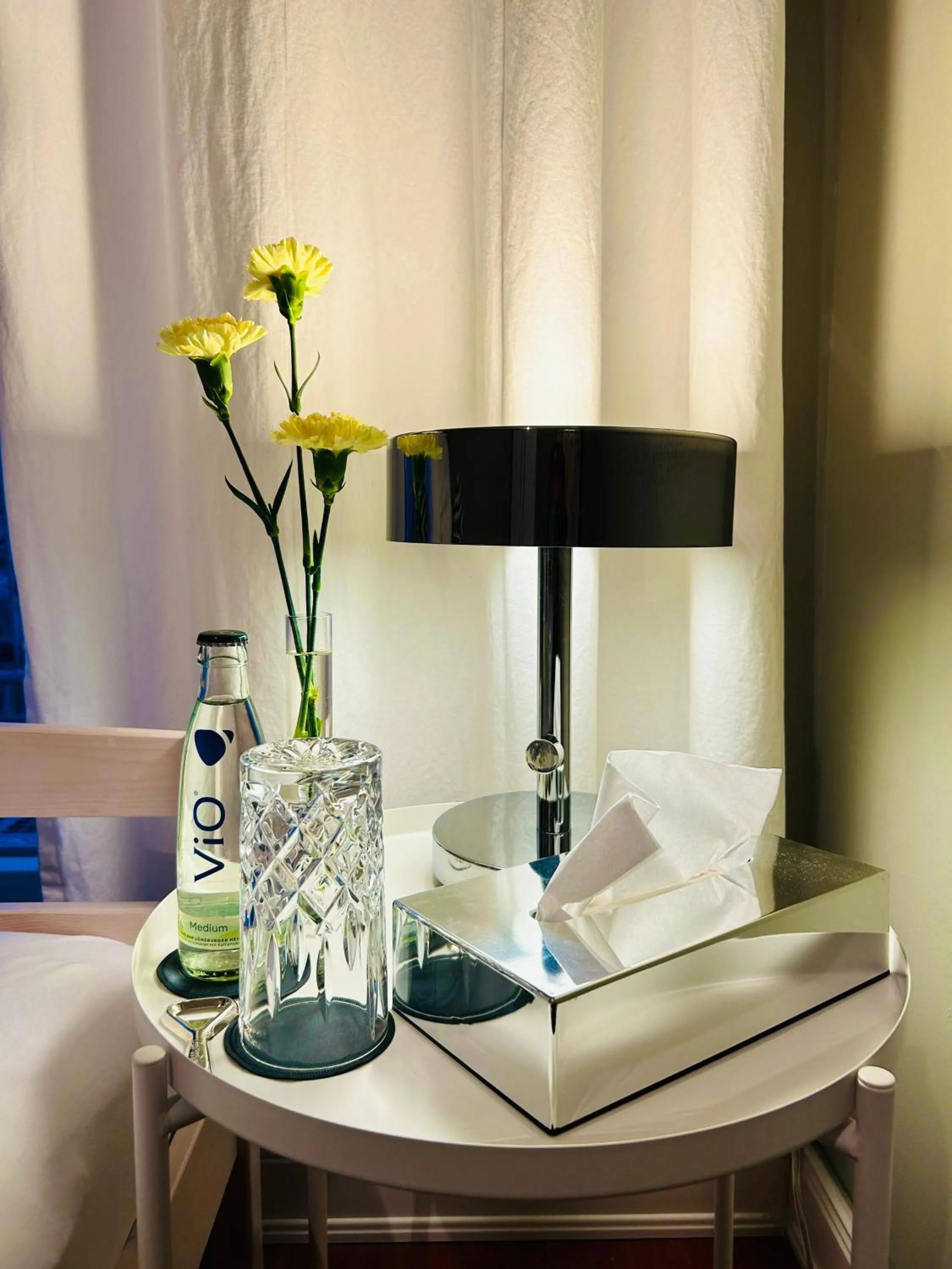Bed in Blue City Apartment’s