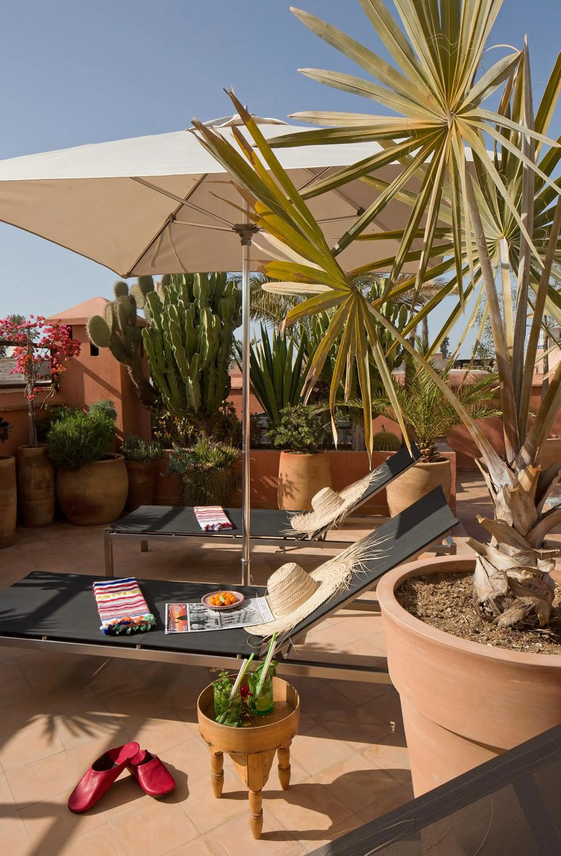 Solarium in Riad Antara