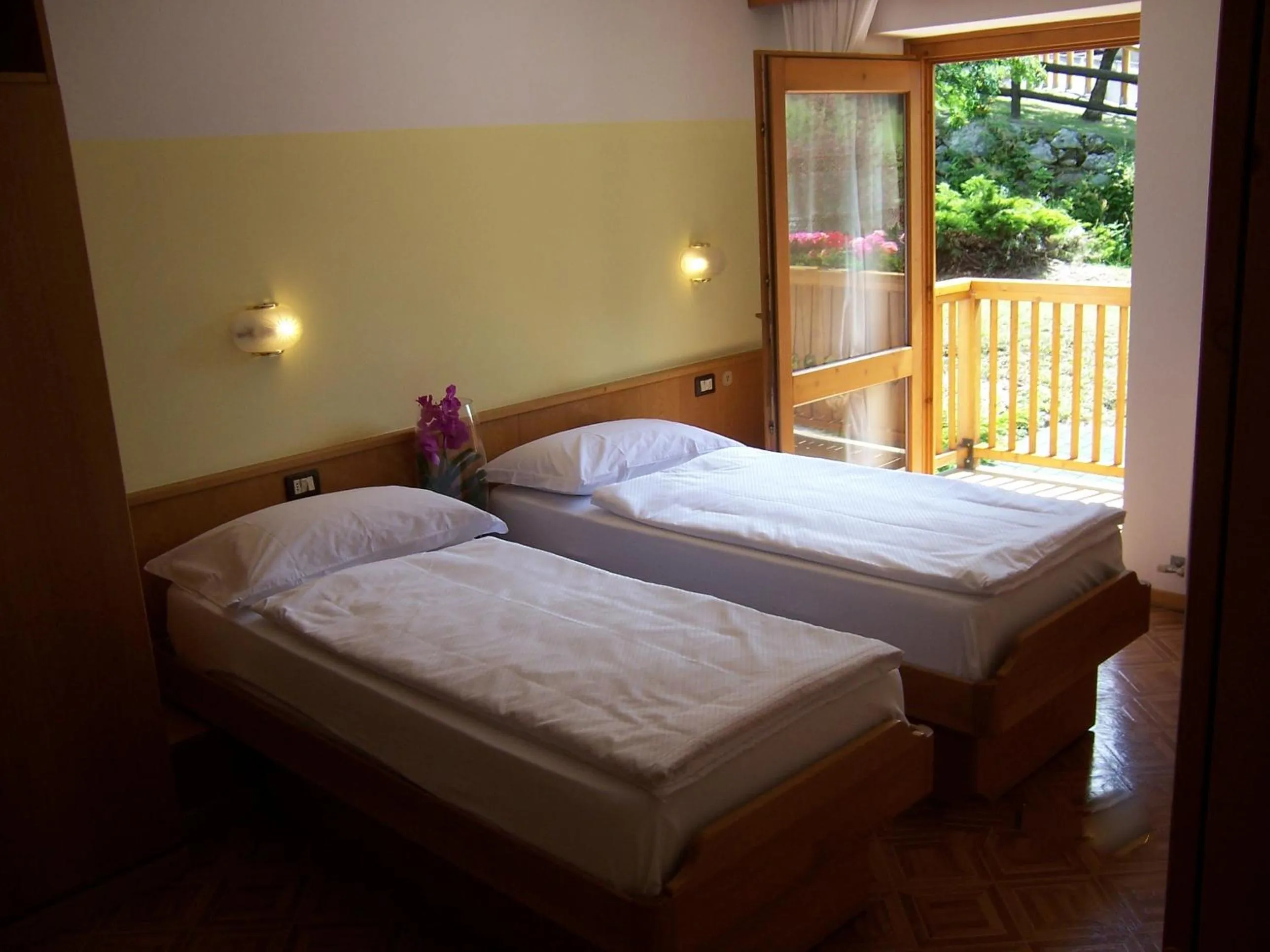 Bed in Alpen Hotel Rabbi