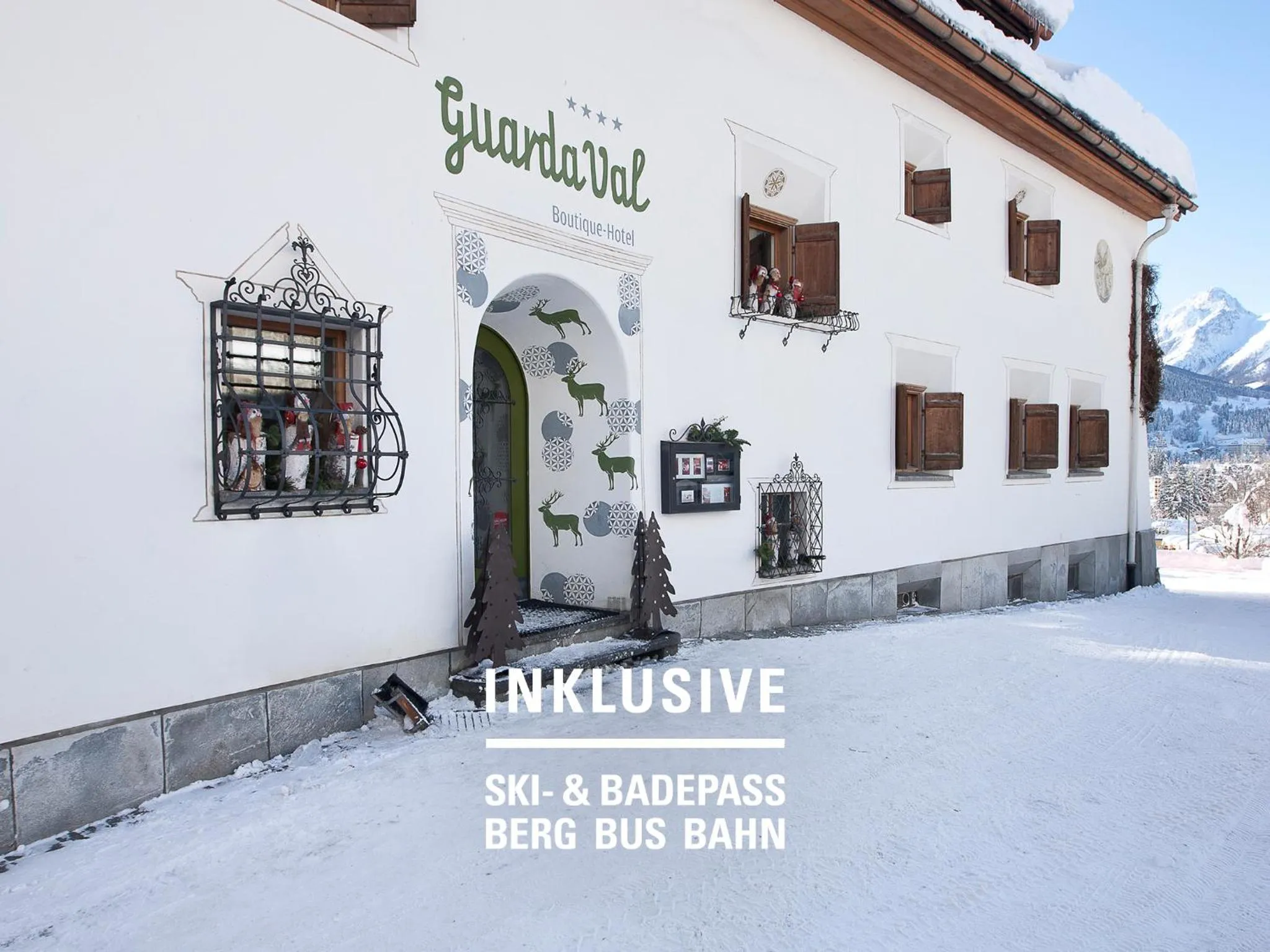 Property building in Engadiner Boutique-Hotel GuardaVal