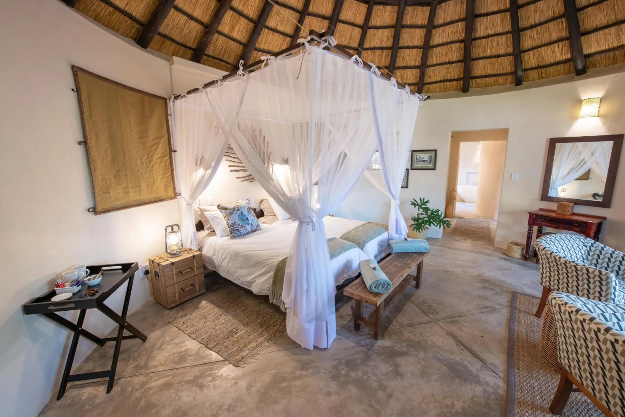 Bedroom in Nyala Safari Lodge