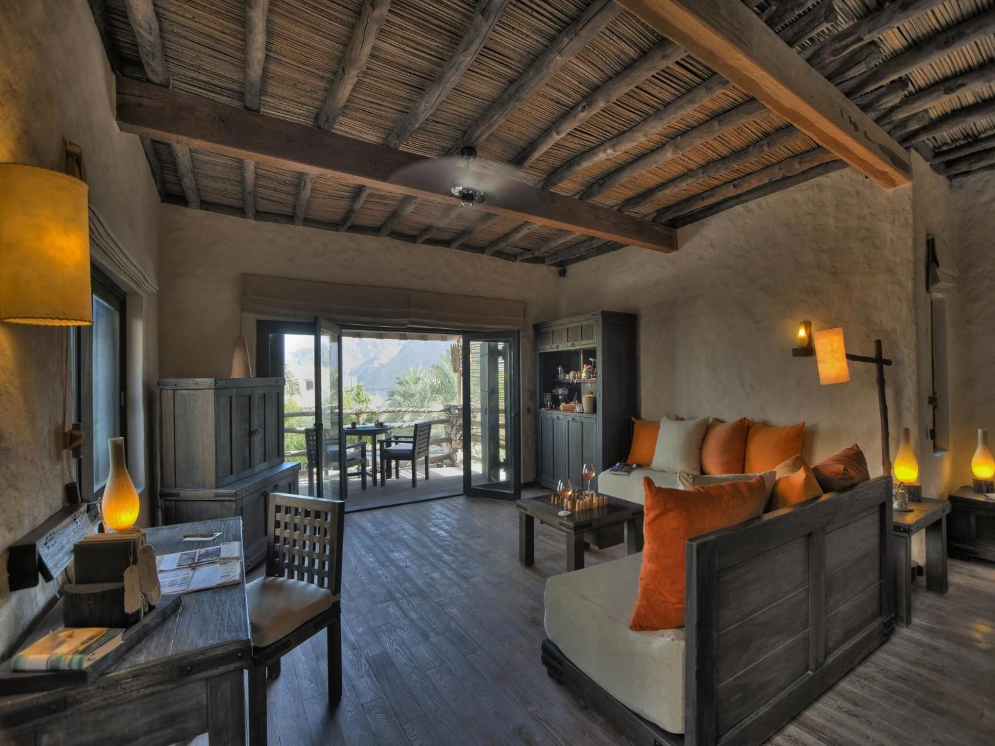 Living room in Six Senses Zighy Bay