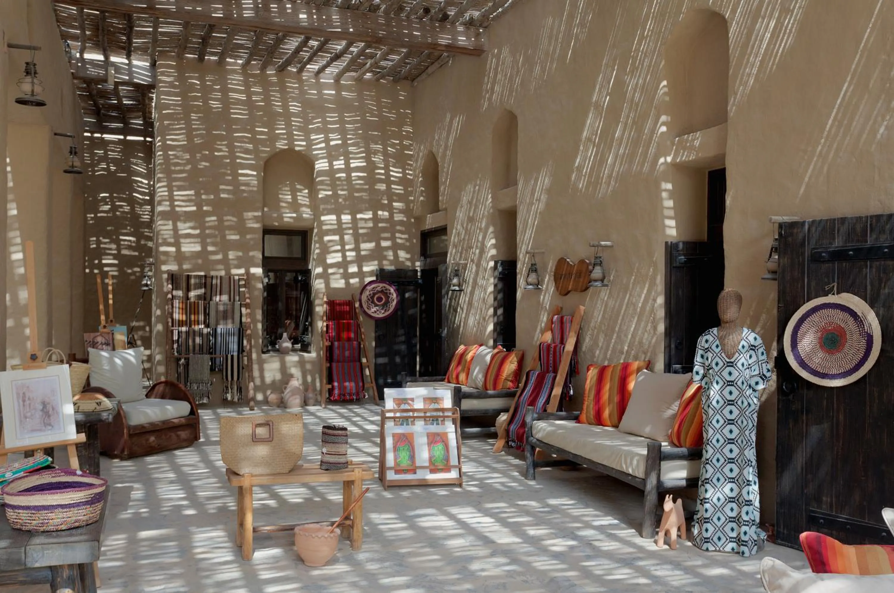 On-site shops in Six Senses Zighy Bay