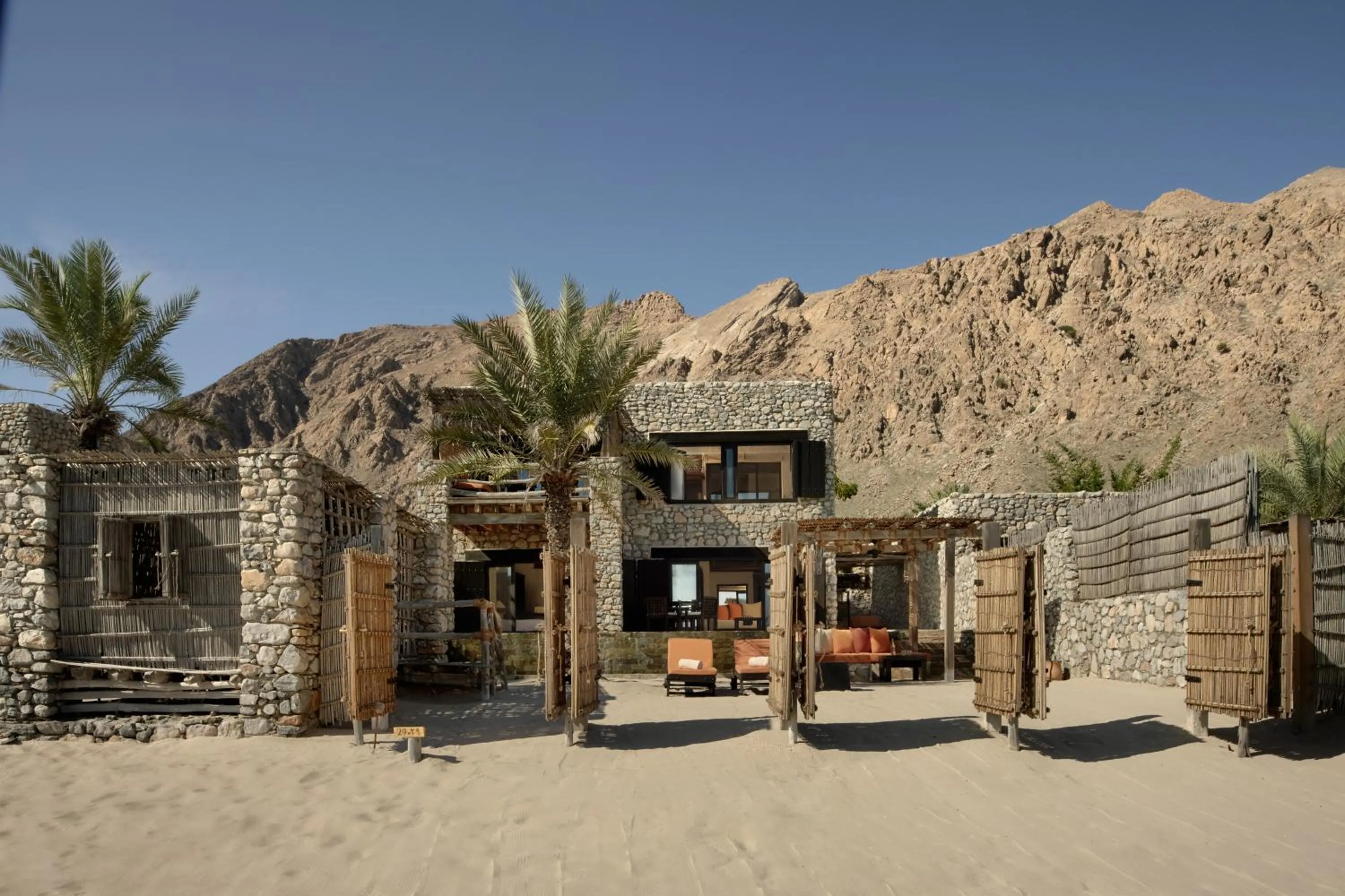 Garden in Six Senses Zighy Bay