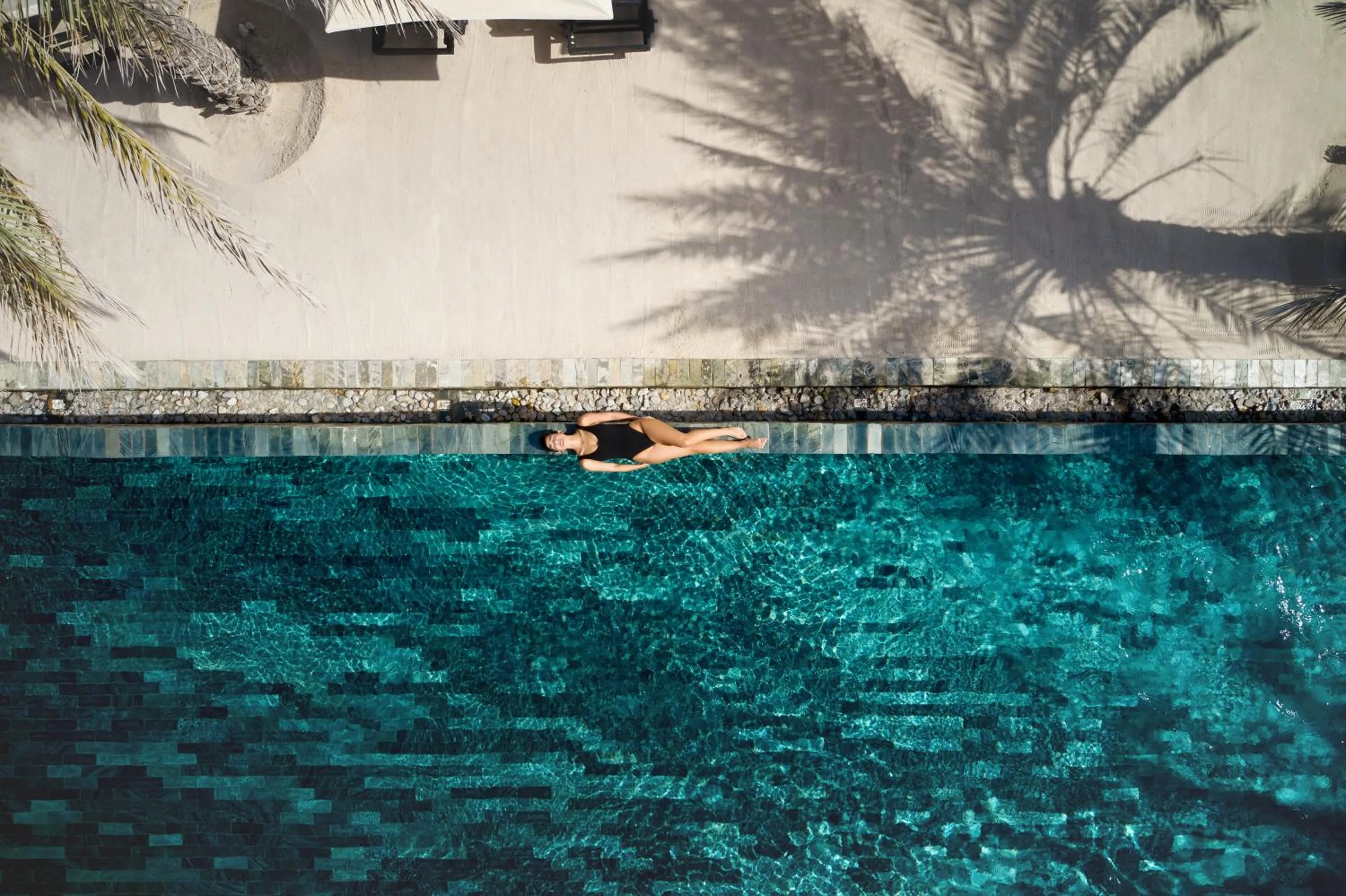 Swimming pool in Six Senses Zighy Bay