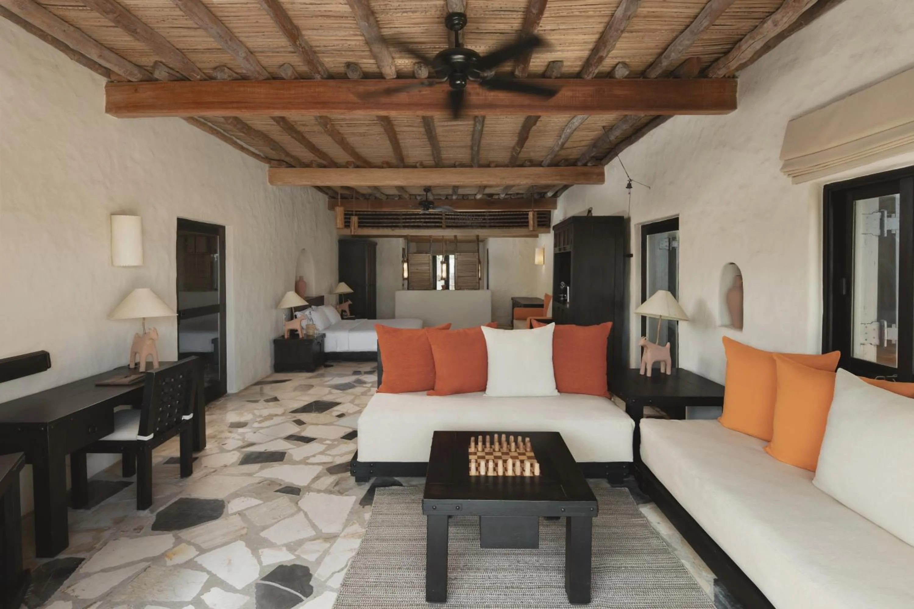 Living room in Six Senses Zighy Bay