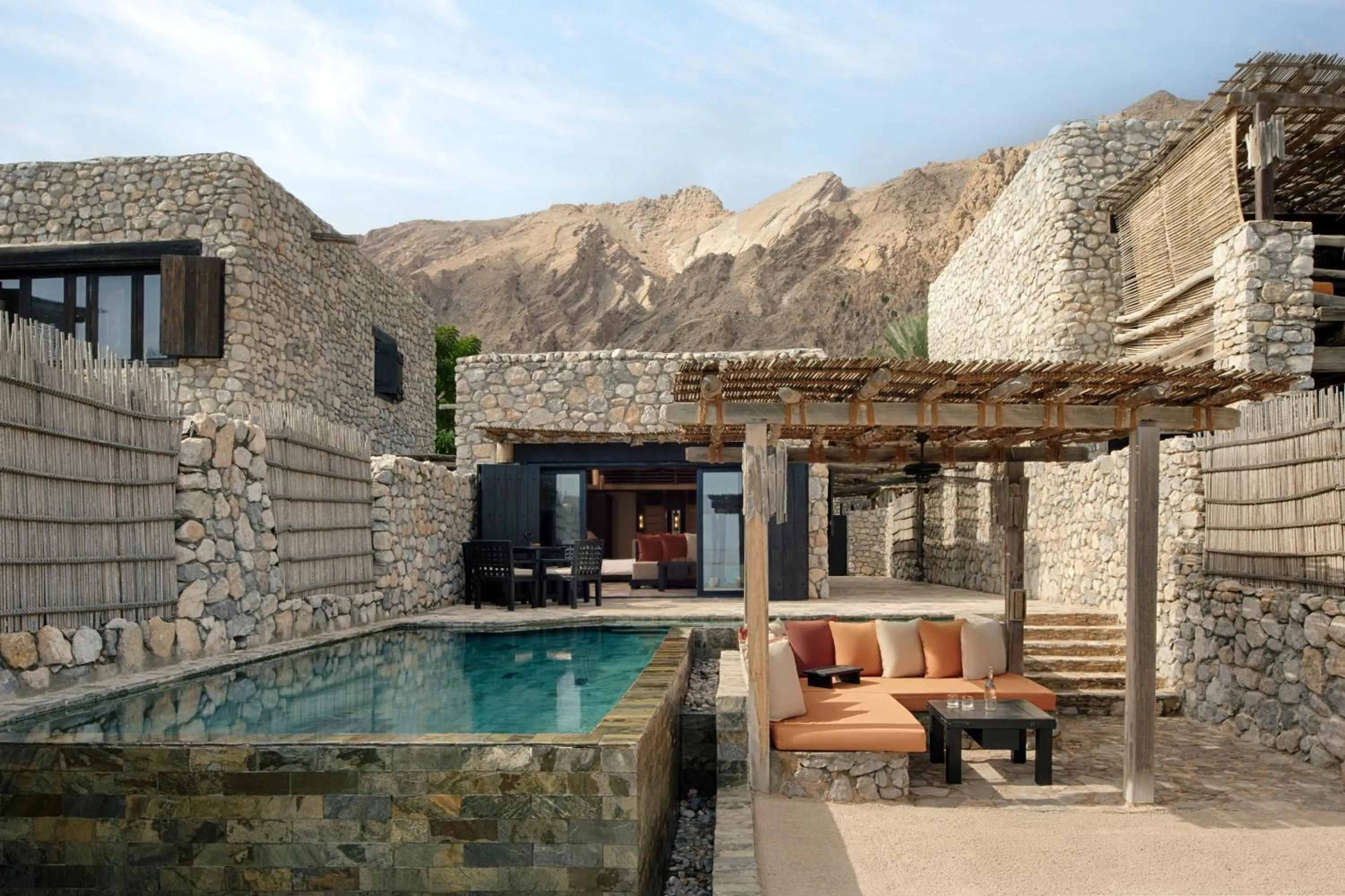 Balcony/Terrace in Six Senses Zighy Bay