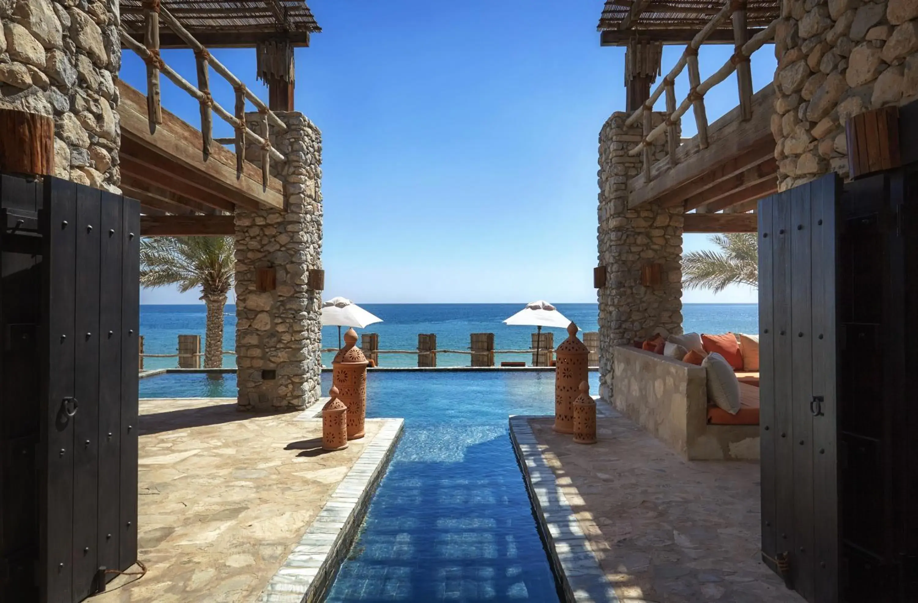 Sea view in Six Senses Zighy Bay Sea view in Six Senses Zighy Bay