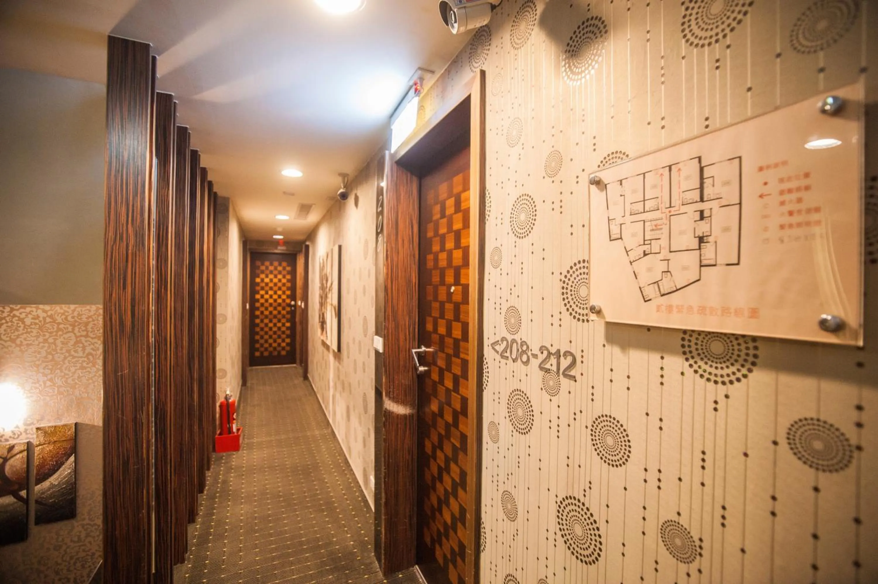 Decorative detail in Love Hotel