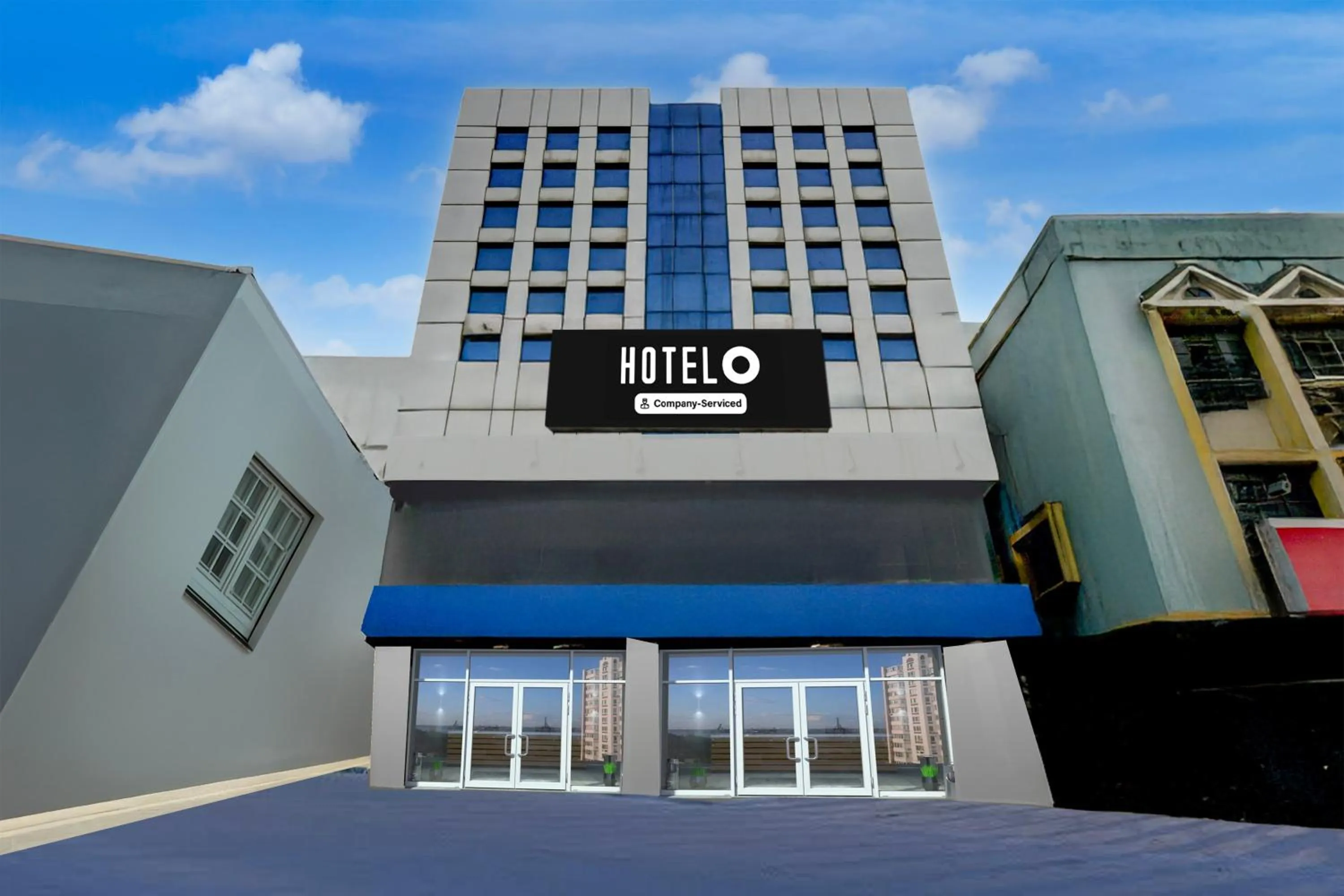 Facade/entrance in Super Hotel O Erragadda Metro Station Hyderabad Formerly Palak Residency