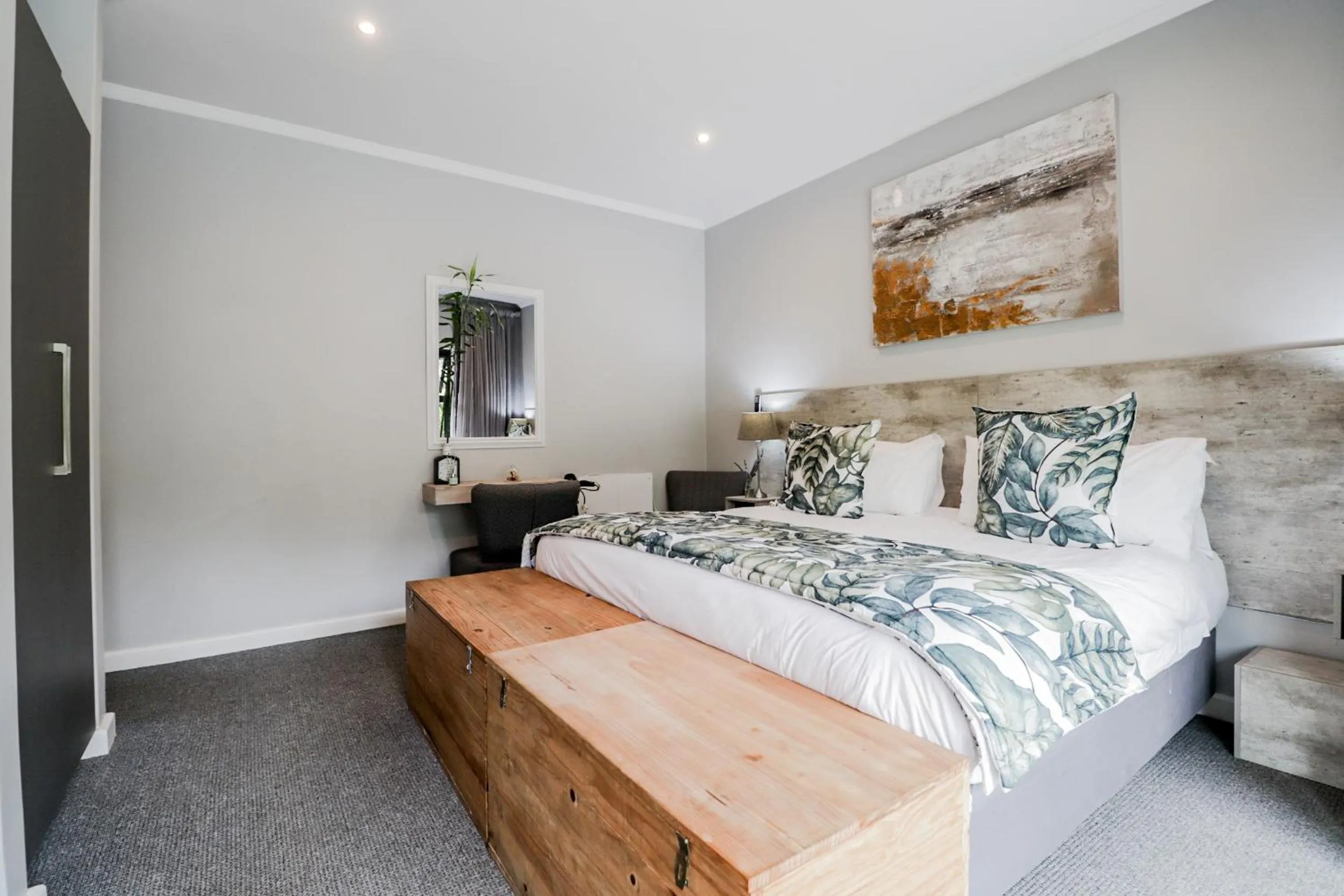 Bed in The Greens Guest House