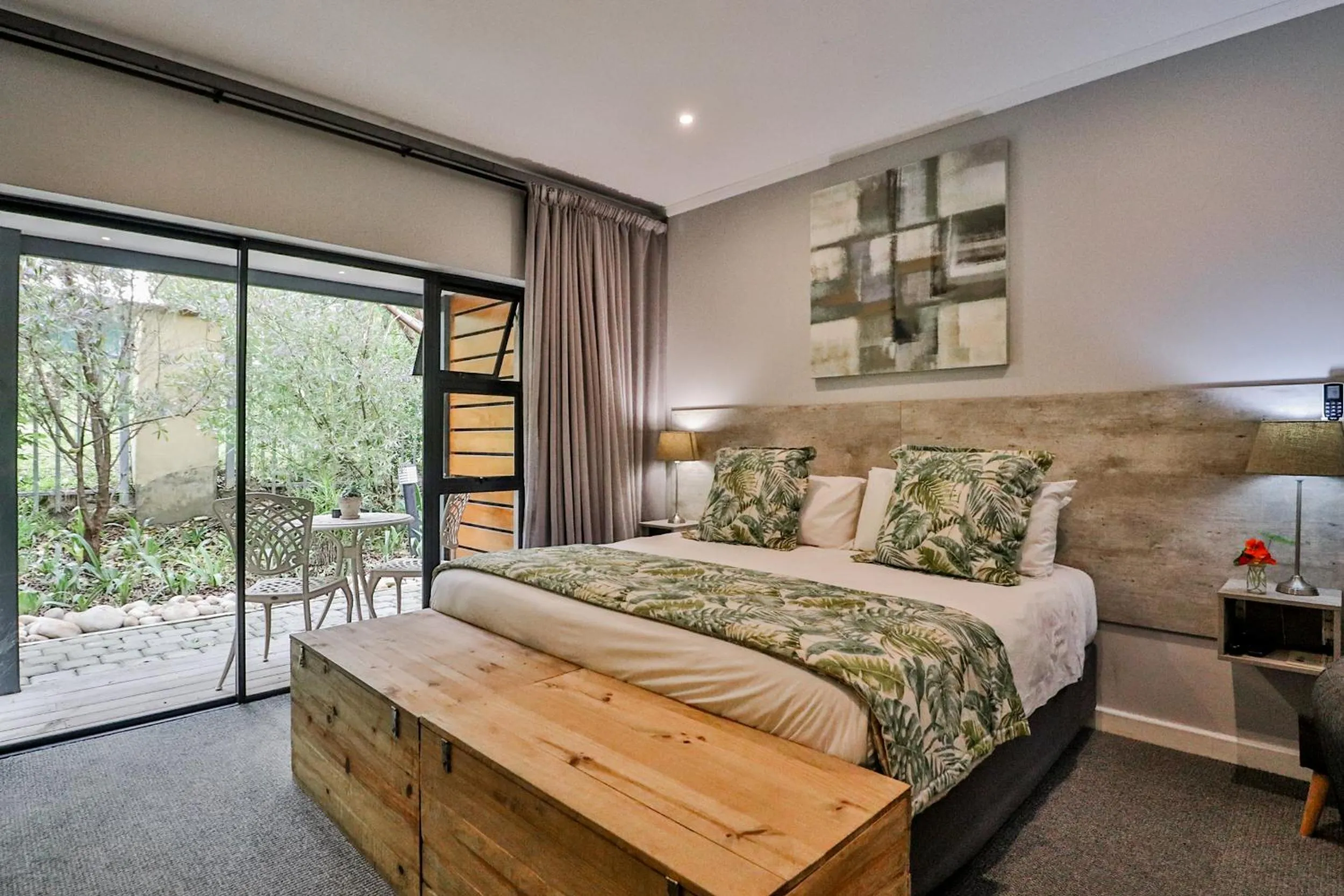 Bed in The Greens Guest House