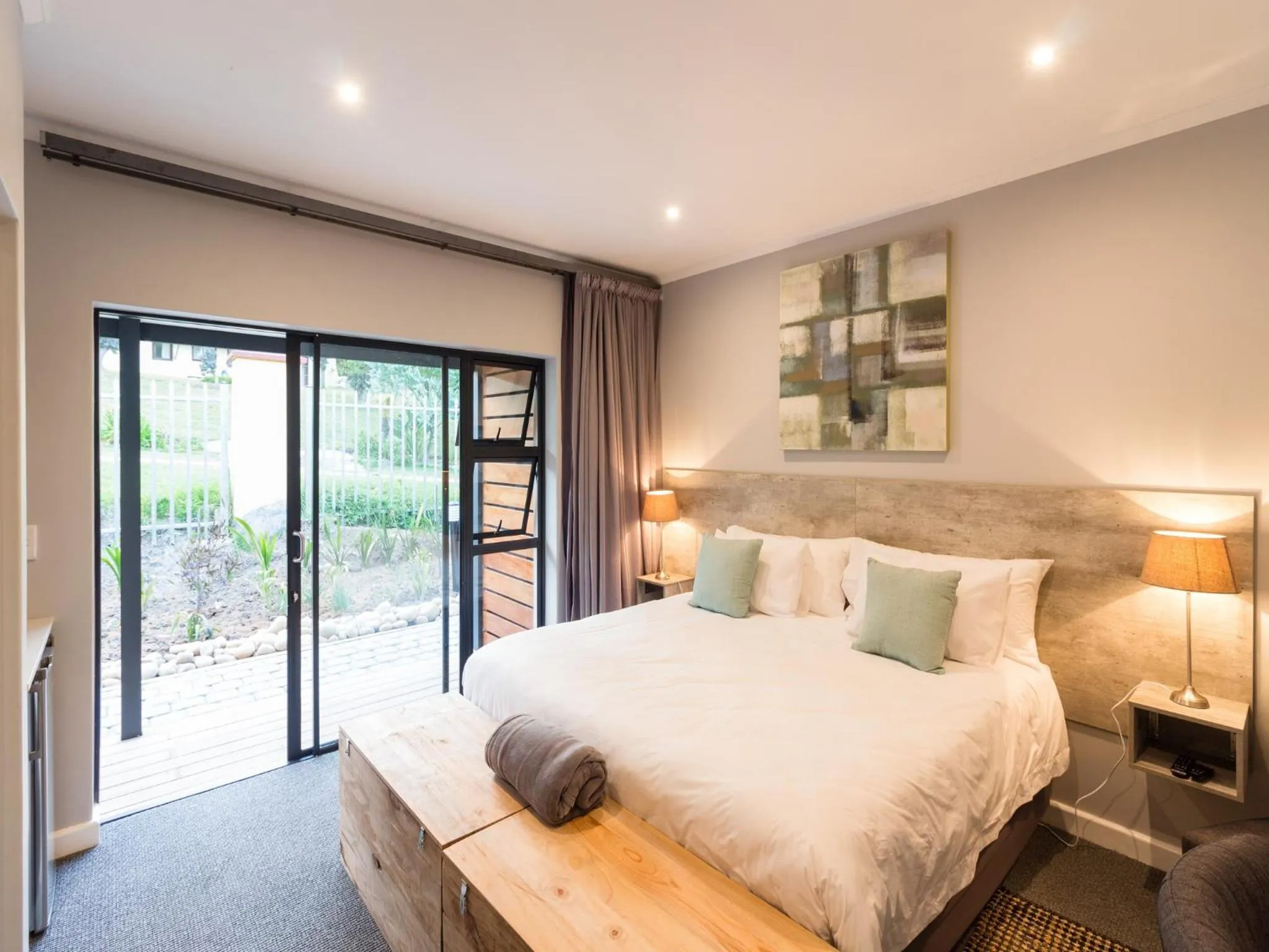 Bed in The Greens Guest House