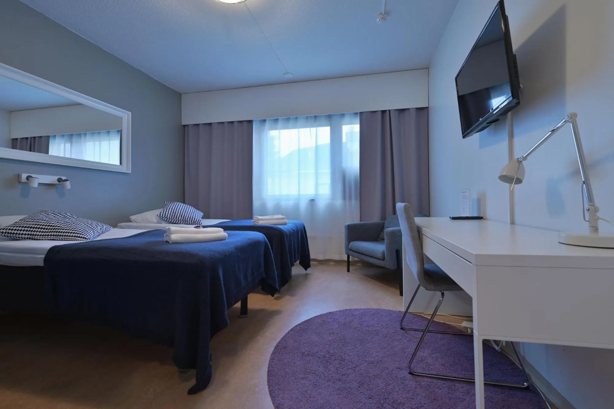 Bed in Hotel Kittilä