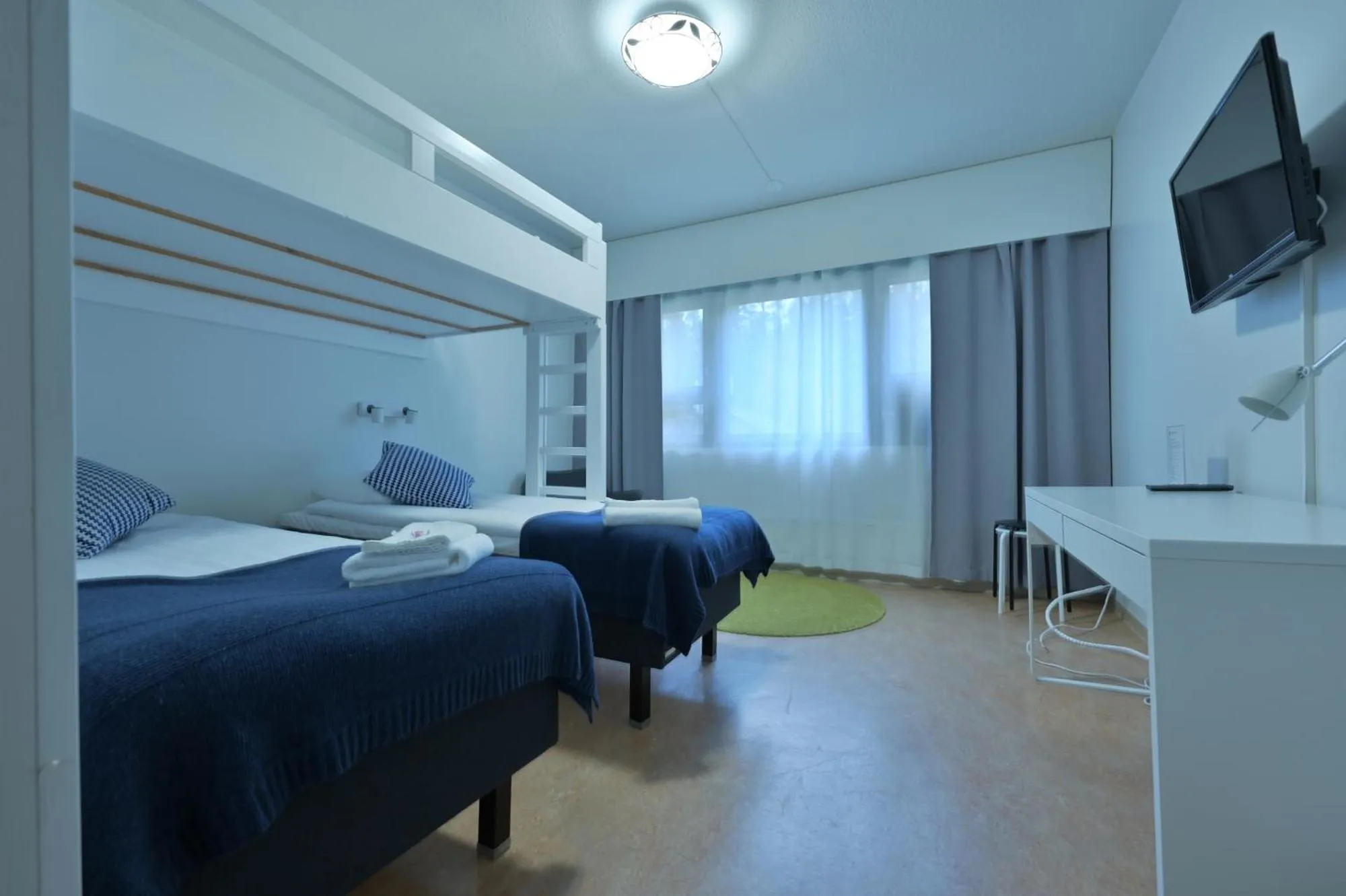 Bed in Hotel Kittilä