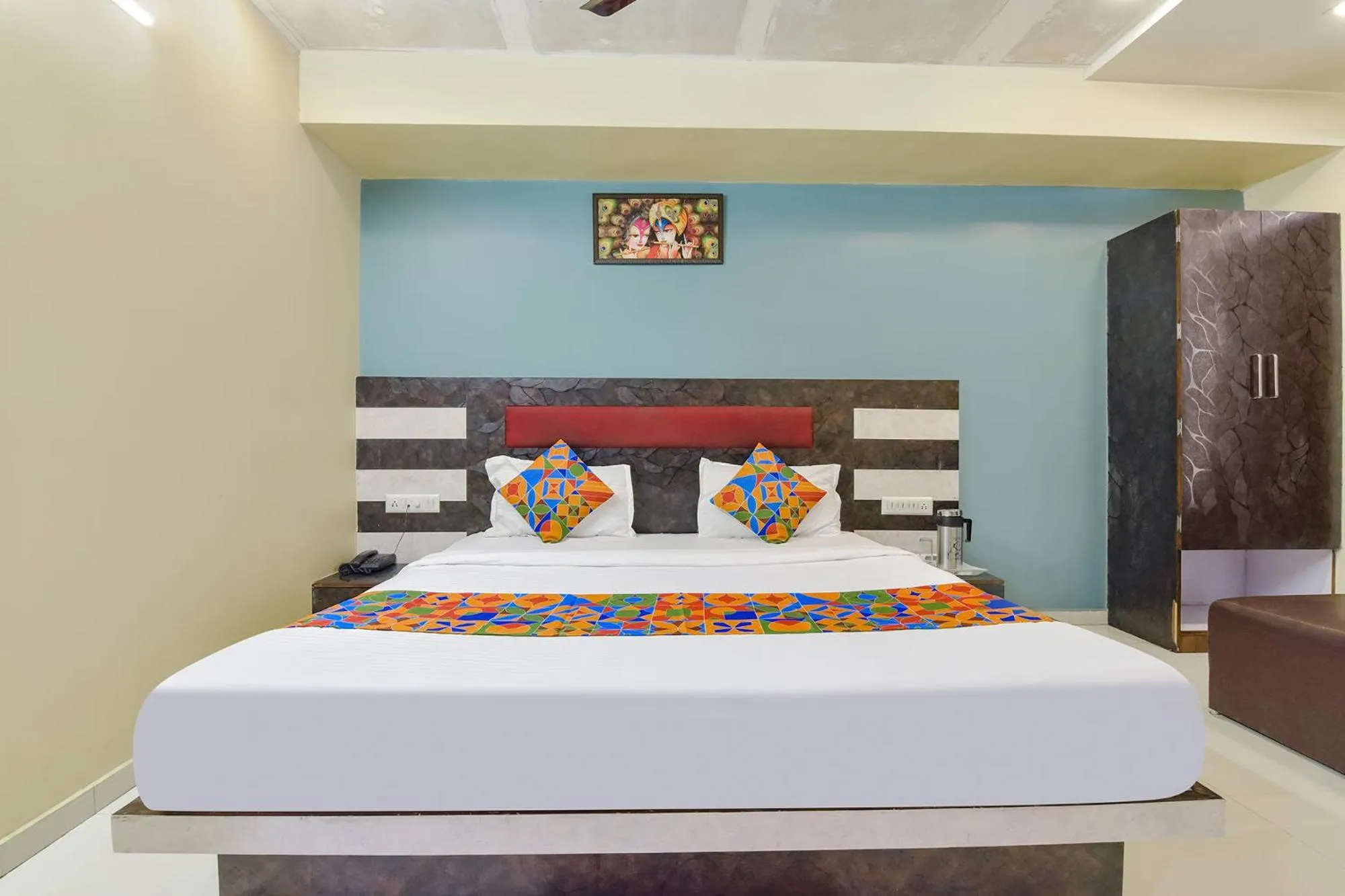 Bed in FabHotel Apollo - Nr Odhav Ring Road