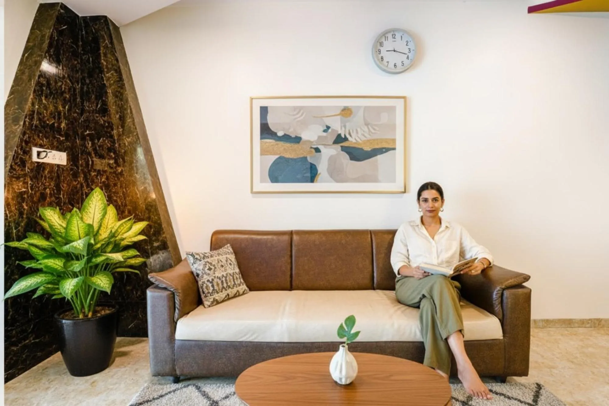 Seating area in Via D69 Residency