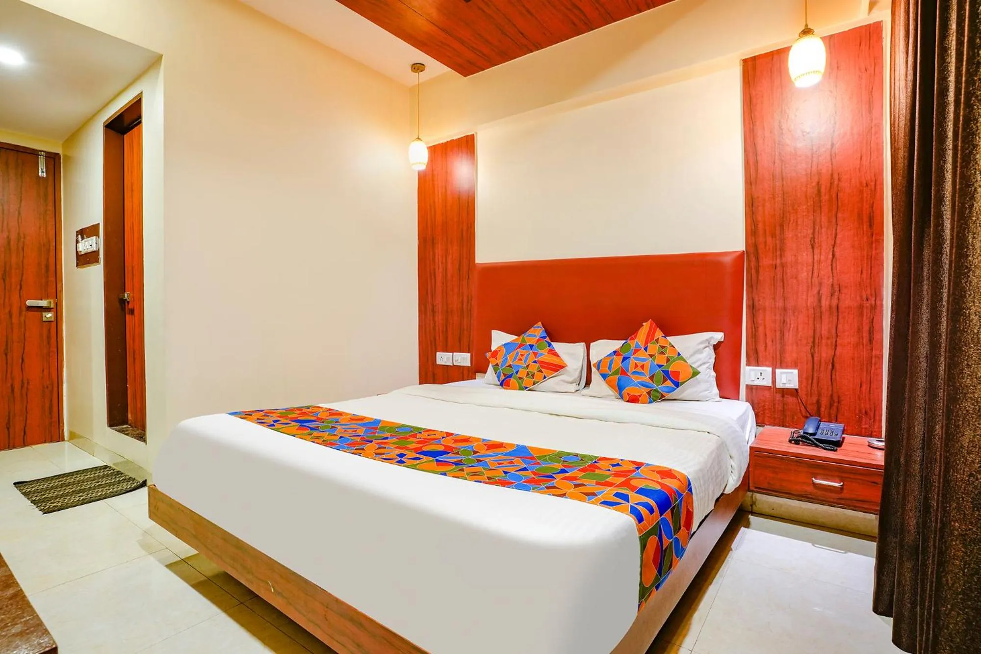 Bed in Via D69 Residency