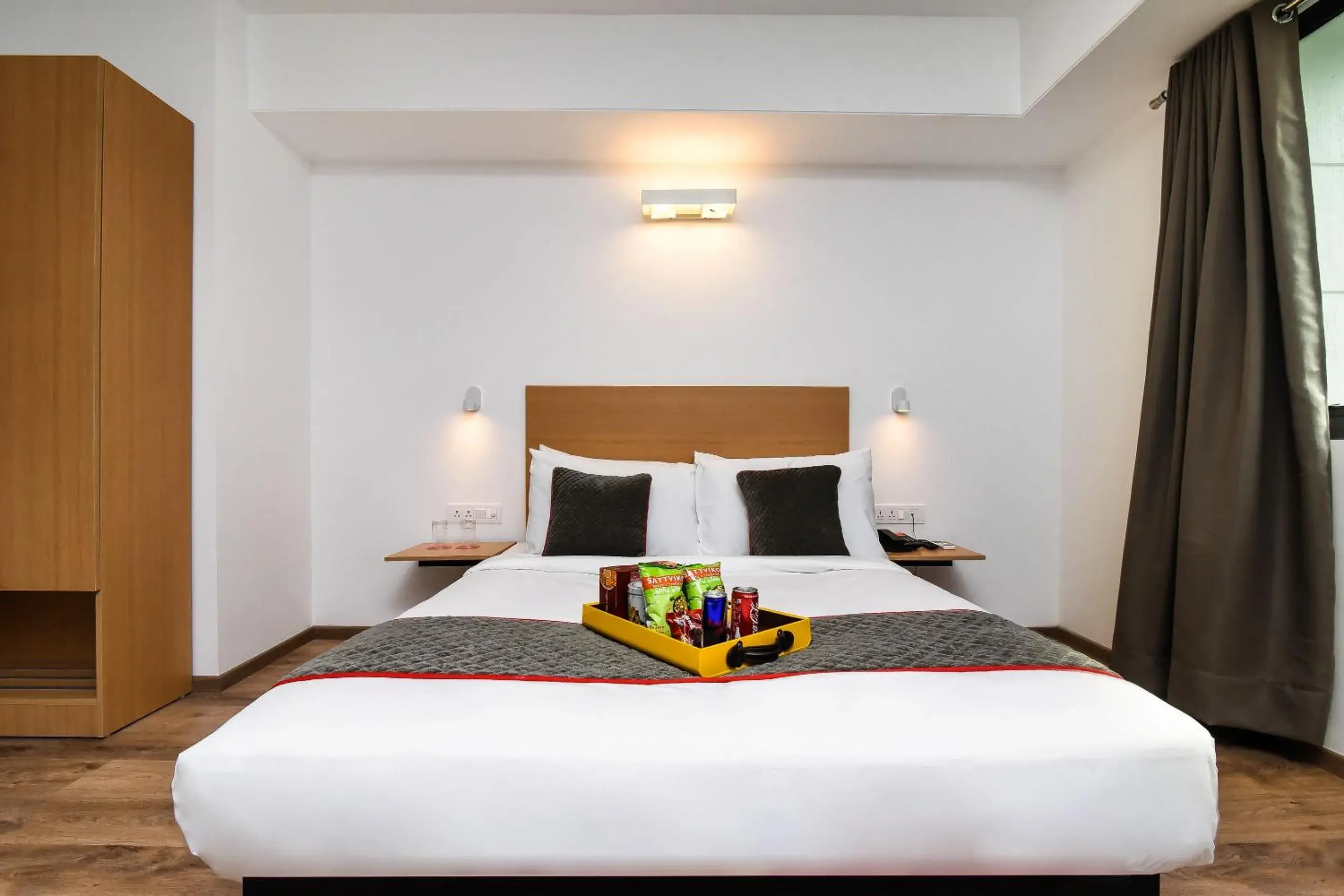 Lobby or reception, Bed in Townhouse C Scheme Ahinsa Circle Lobby or reception, Bed in Townhouse C Scheme Ahinsa Circle