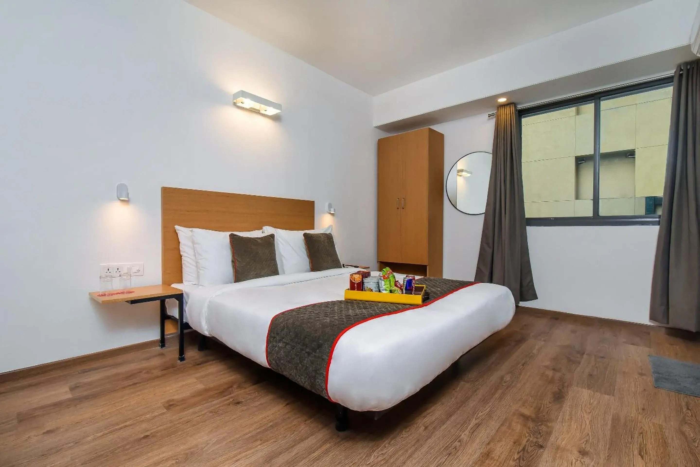 Lobby or reception, Bed in Townhouse C Scheme Ahinsa Circle Lobby or reception, Bed in Townhouse C Scheme Ahinsa Circle