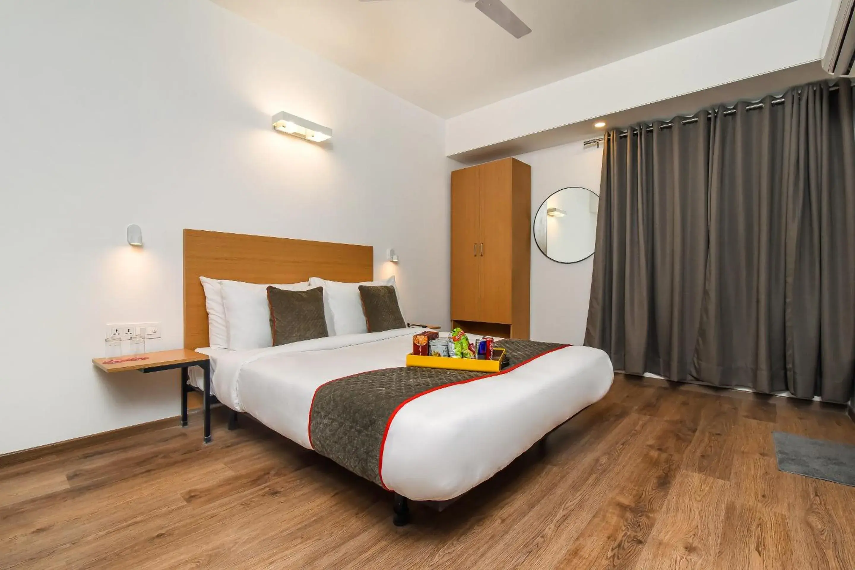 Bedroom, Bed in Townhouse C Scheme Ahinsa Circle Bedroom, Bed in Townhouse C Scheme Ahinsa Circle