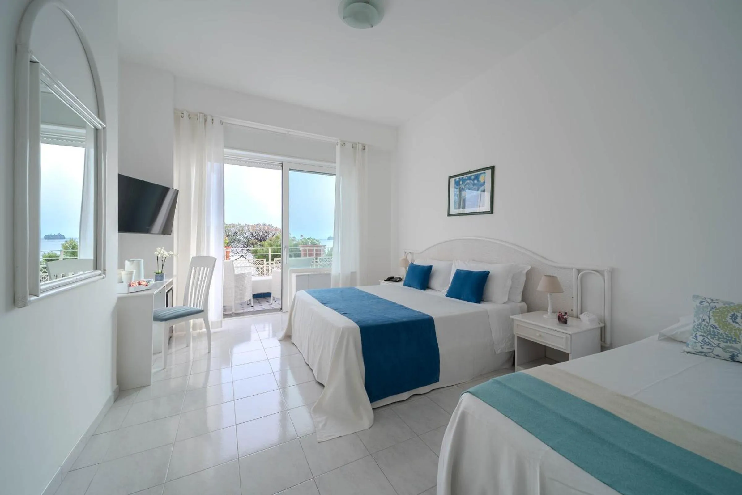 Bed in Hotel Panorama