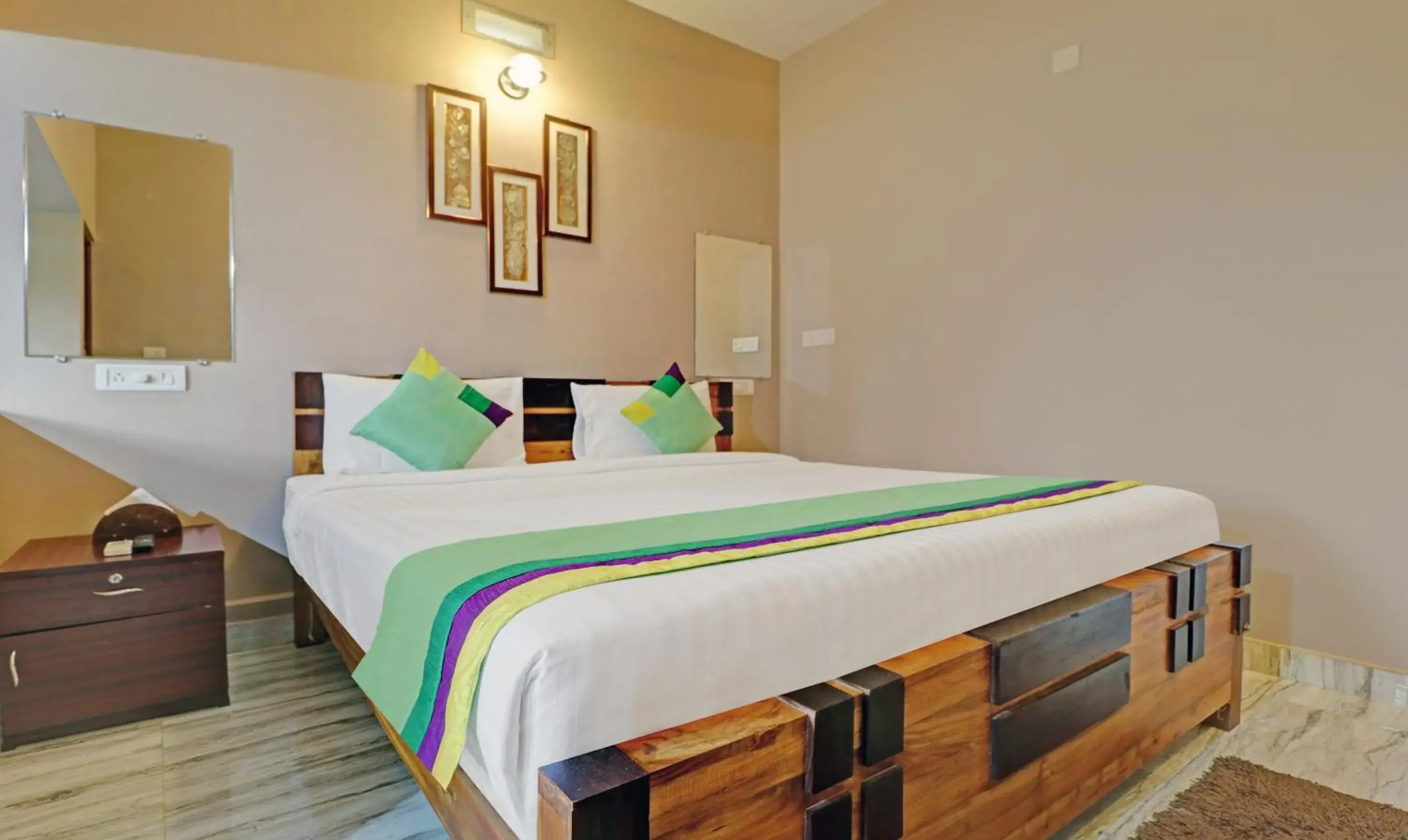 Bedroom, Bed in Treebo Avyukta Stay Bedroom, Bed in Treebo Avyukta Stay