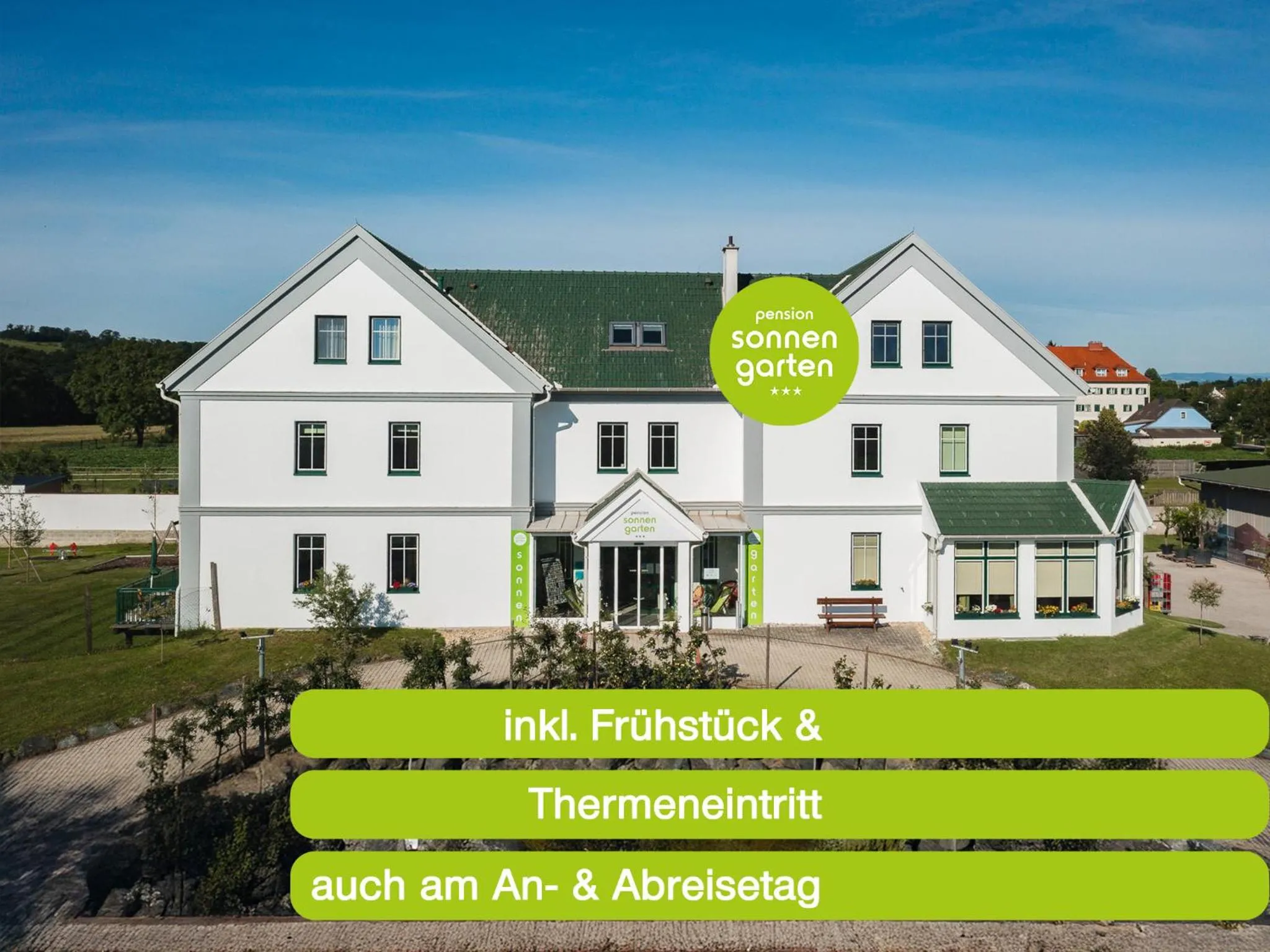 Pension Sonnengarten & Sonnentherme inklusive - auch am An- & Abreisetag!
