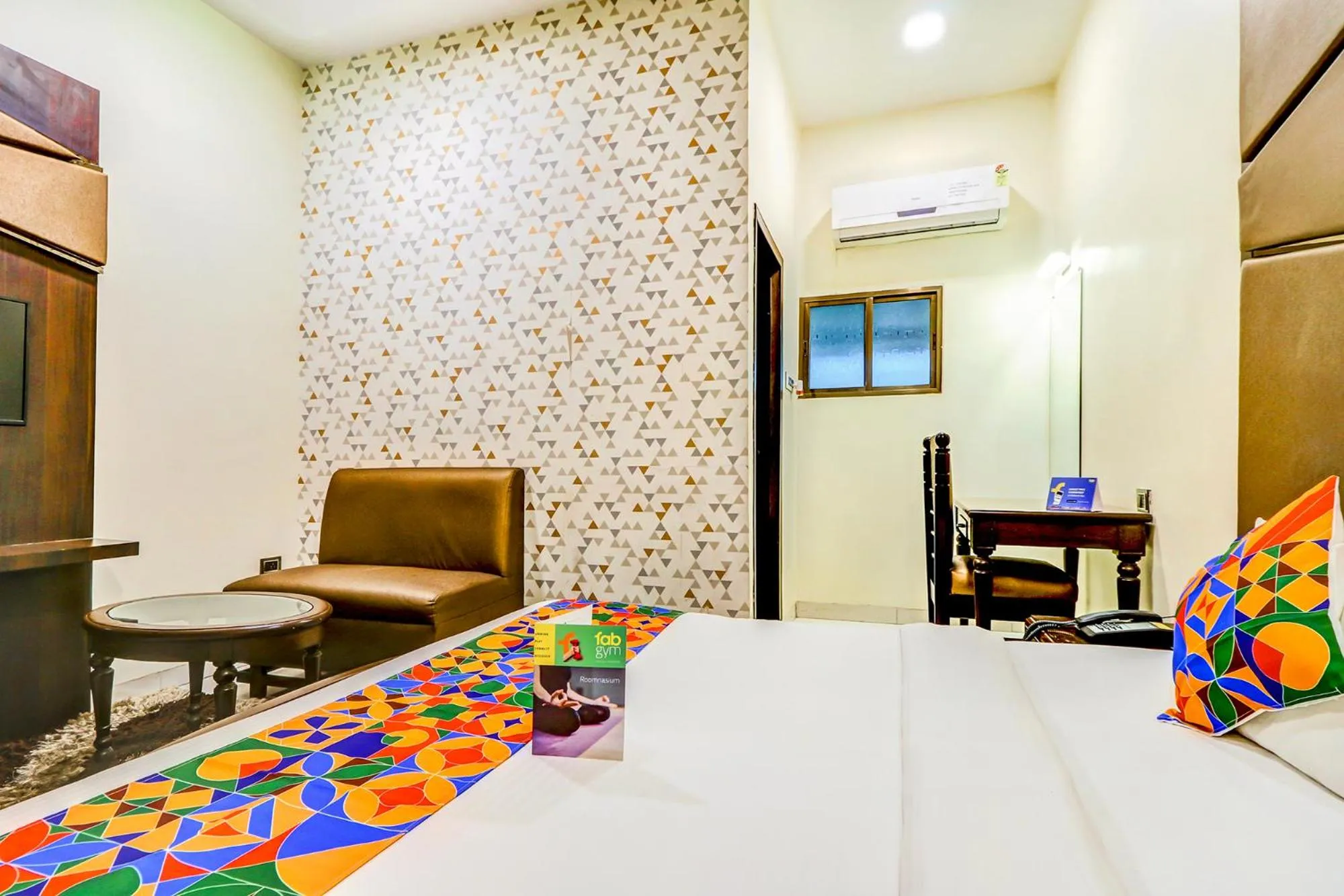 Bedroom, Bed in FabHotel Anandam
