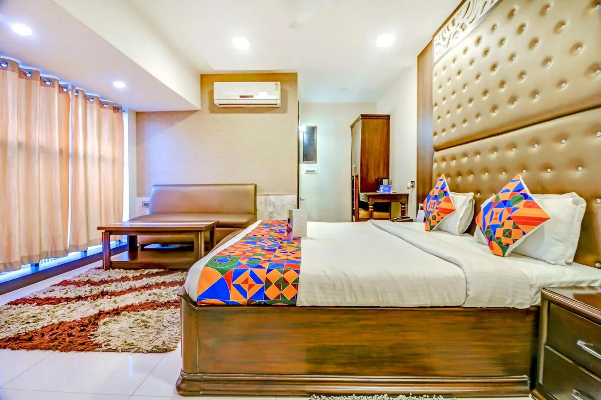 Bedroom, Bed in FabHotel Anandam Bedroom, Bed in FabHotel Anandam