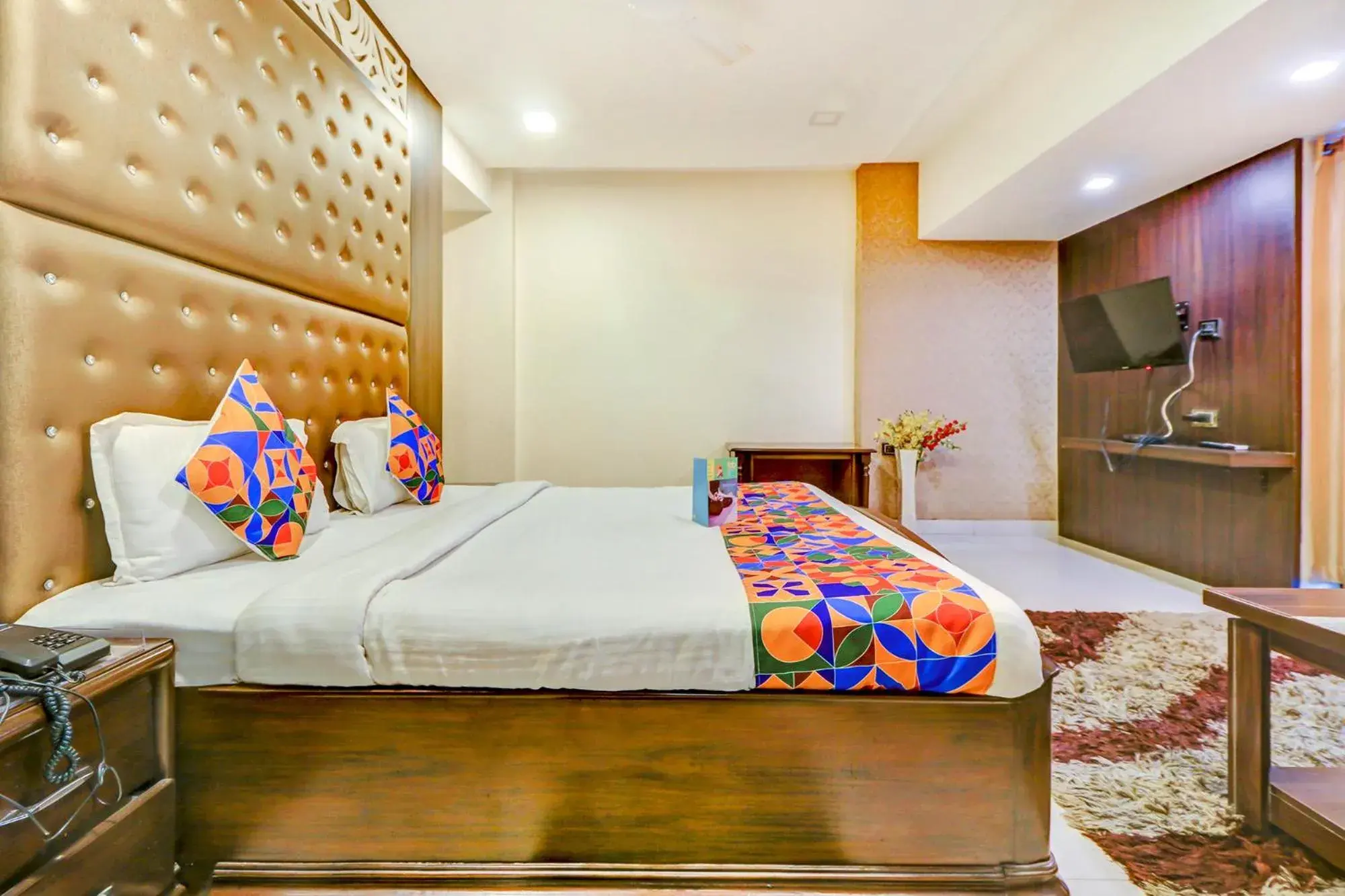 Bedroom, Bed in FabHotel Anandam Bedroom, Bed in FabHotel Anandam