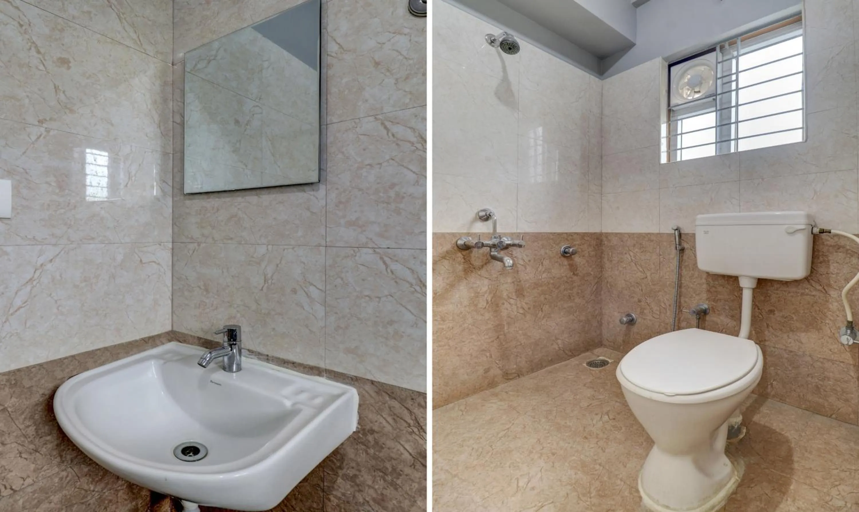 Bathroom in Treebo 12 Degrees West, Domlur