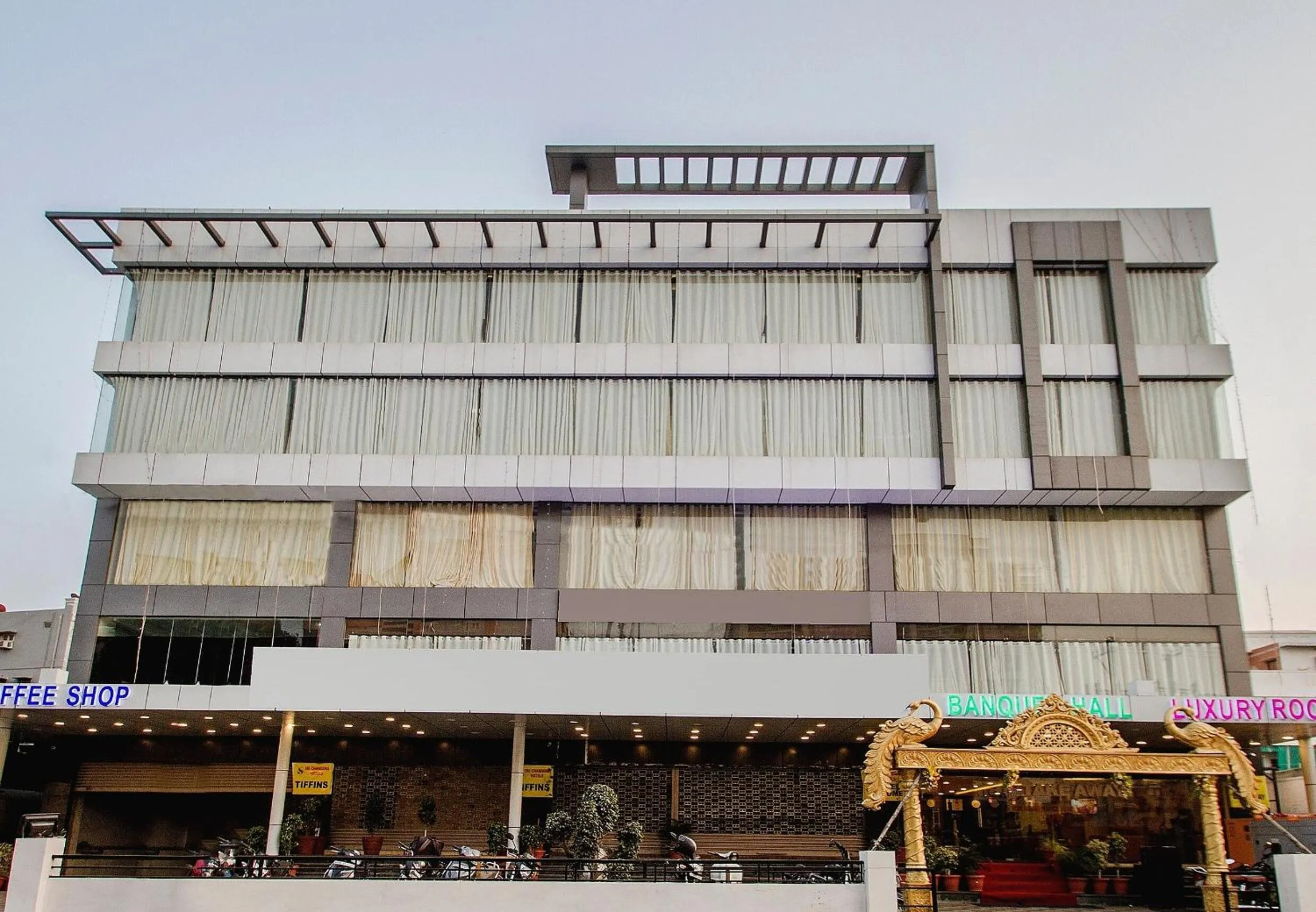 Facade/entrance in Capital O Wild Wings Hotel Near Omni Hospital Lane Nagole main road