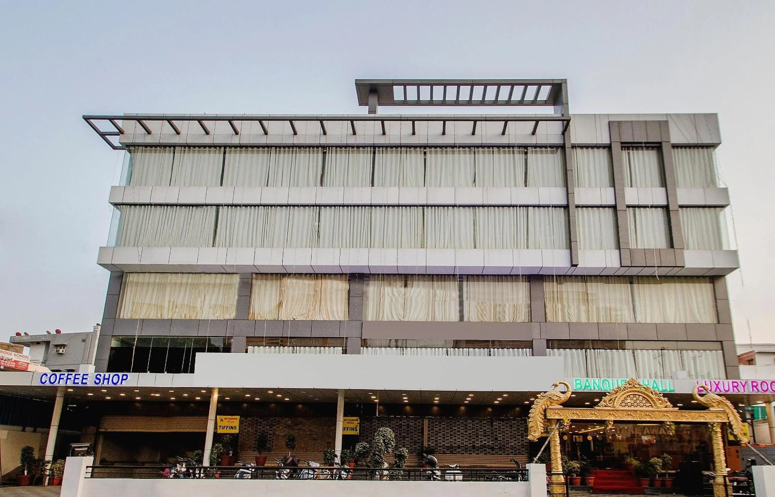 Facade/entrance in Capital O Wild Wings Hotel Near Omni Hospital Lane Nagole main road