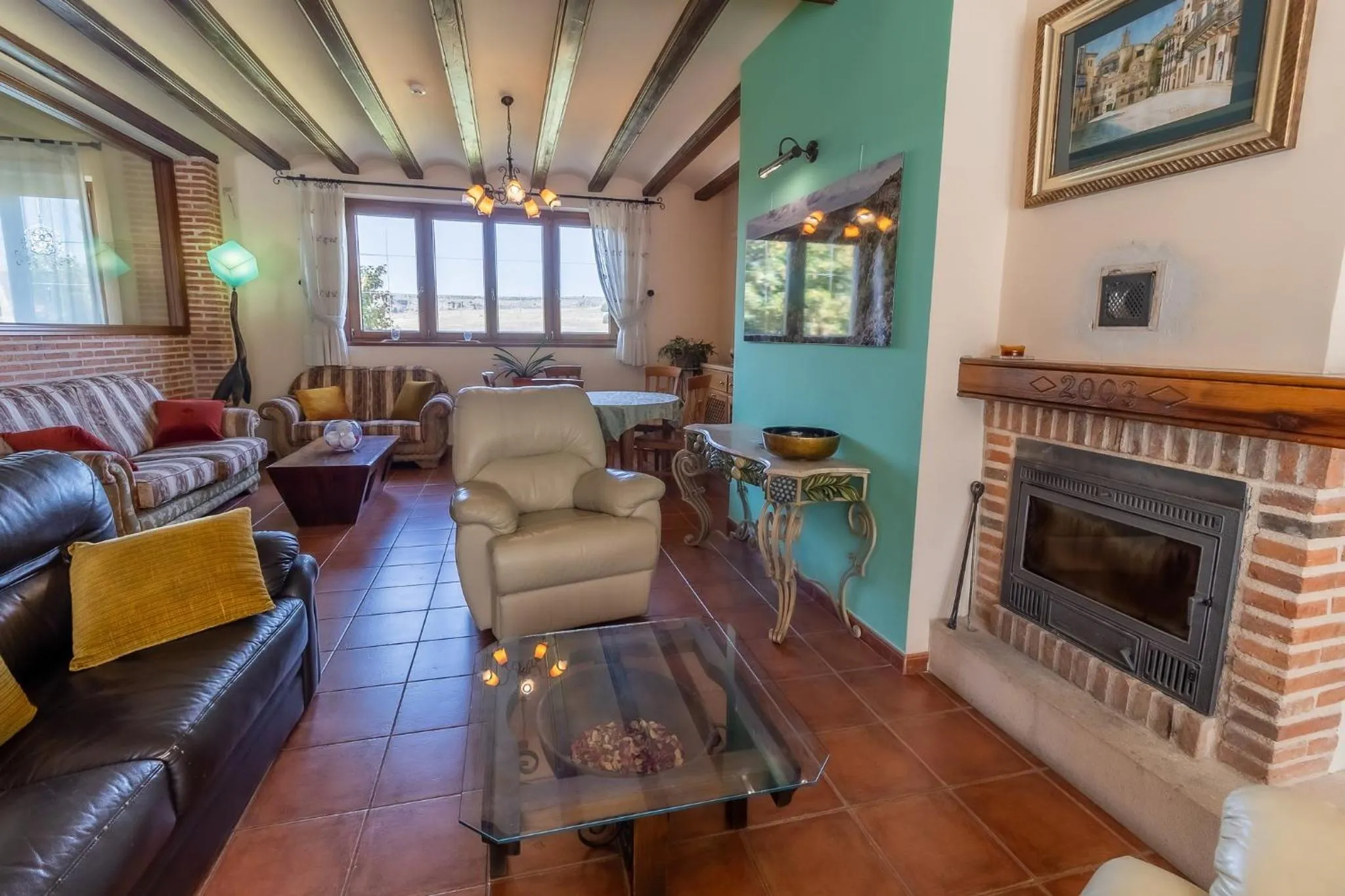 Living room in Hotel Puerta Sepúlveda