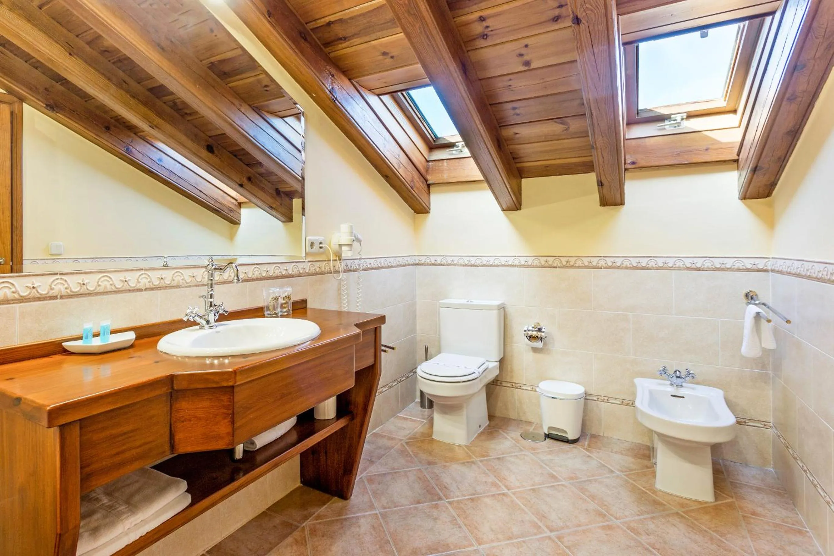 Toilet in Hotel Puerta Sepúlveda