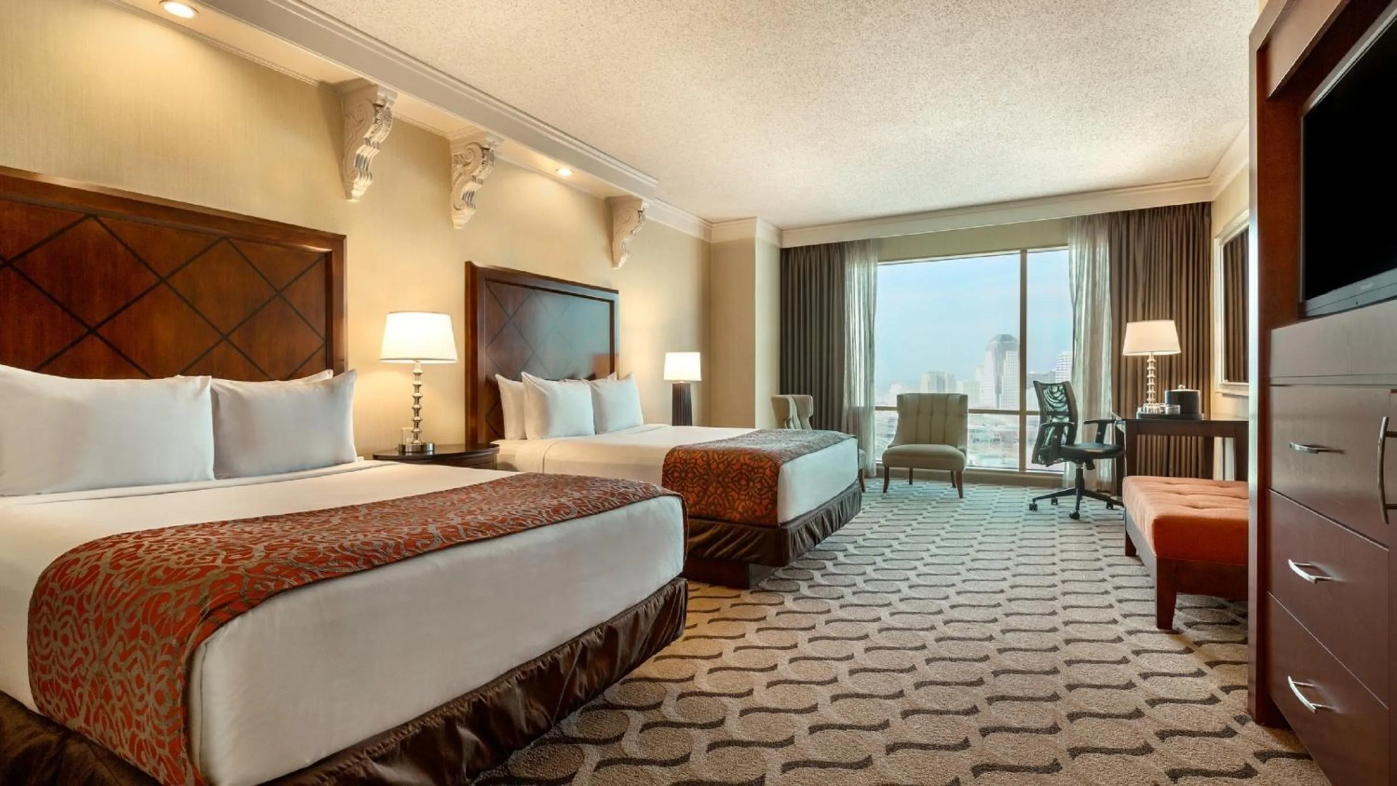 Bed in Horseshoe Bossier City, A Caesars Destination