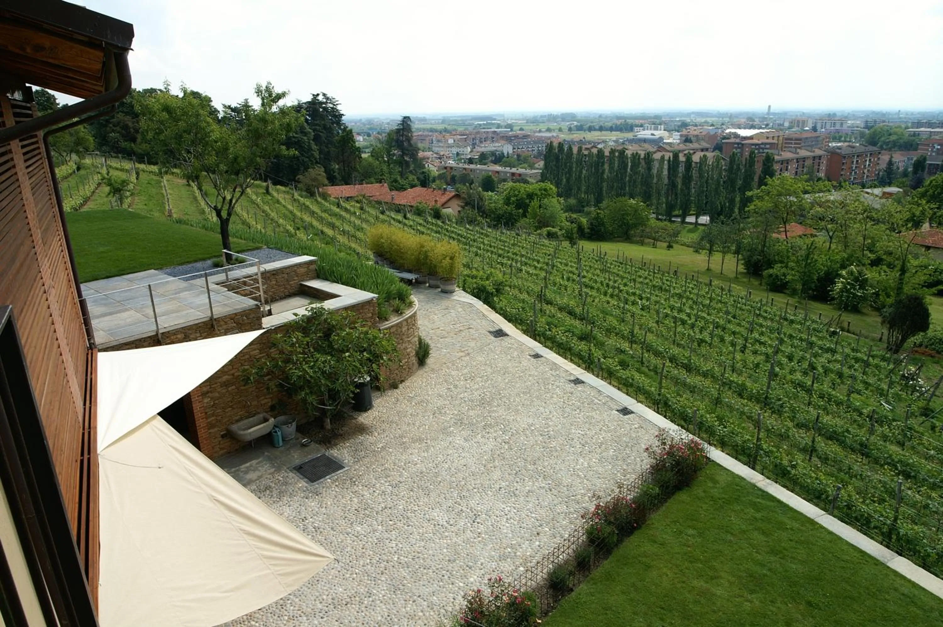 Garden view in Residenza la beccata