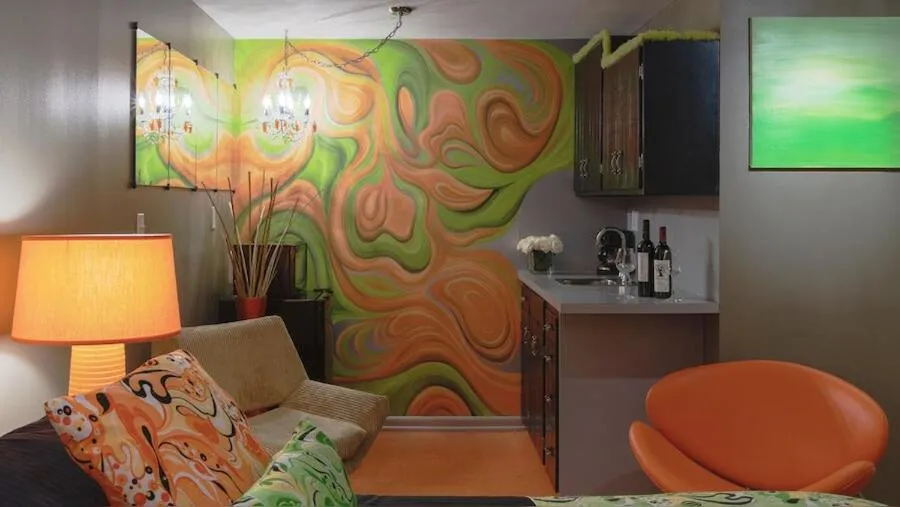 Seating area in The Roxbury