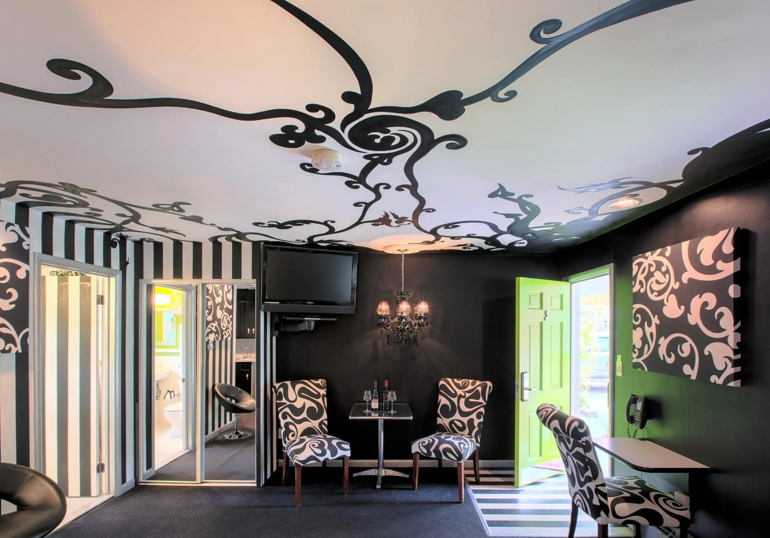 Seating area in The Roxbury