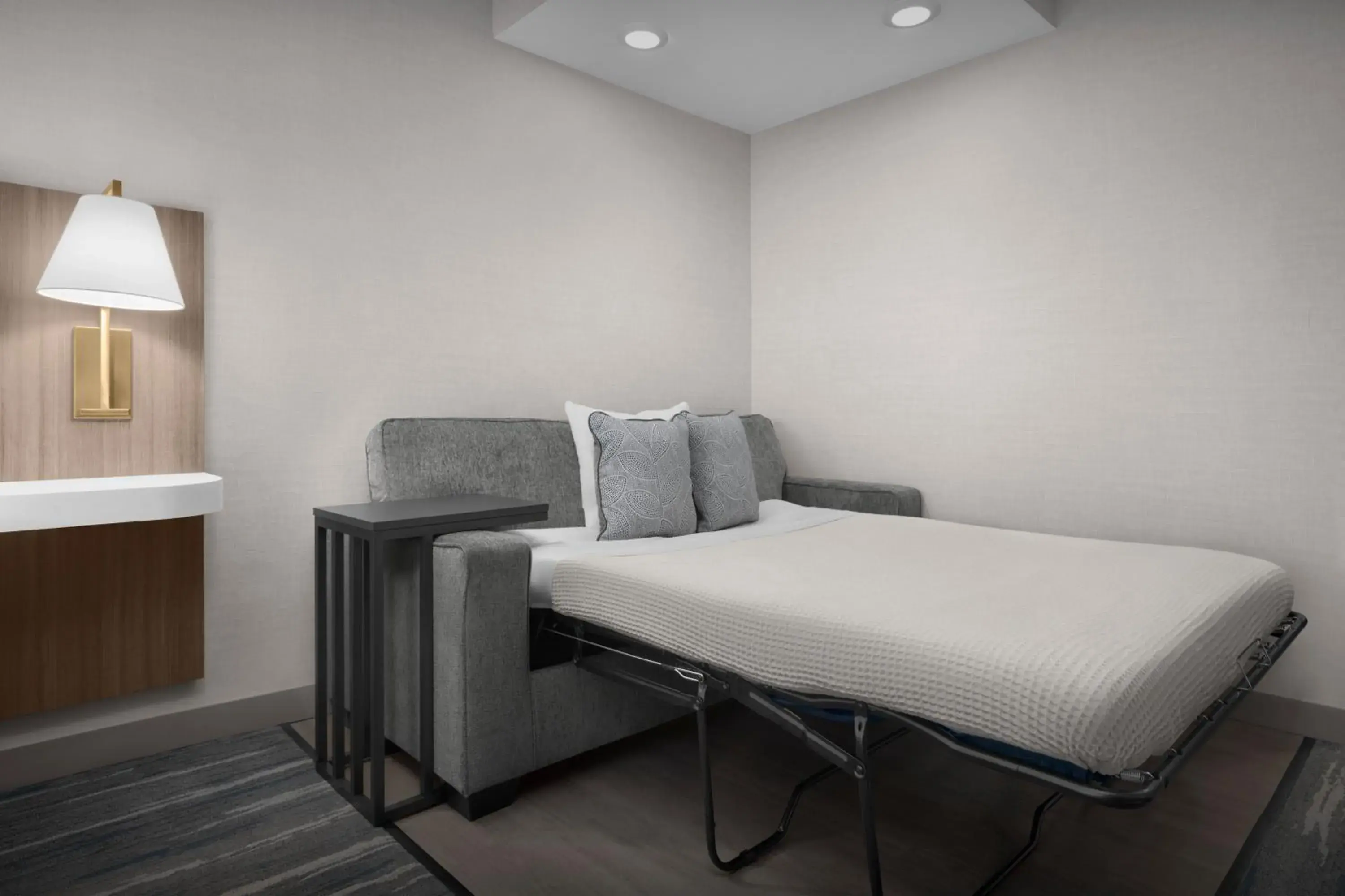 Bed in Hampton Inn Ithaca Bed in Hampton Inn Ithaca