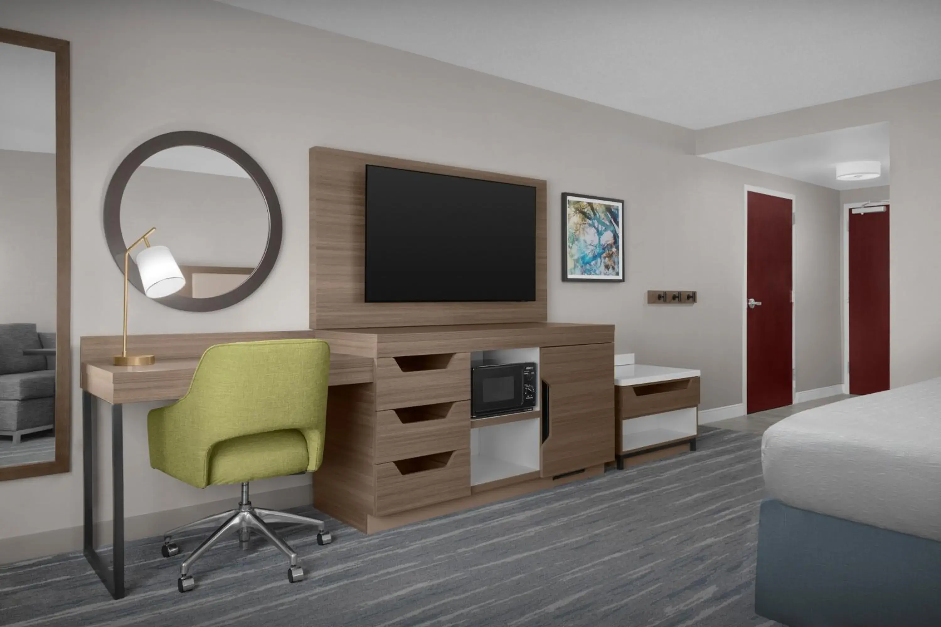 Bed in Hampton Inn Ithaca Bed in Hampton Inn Ithaca