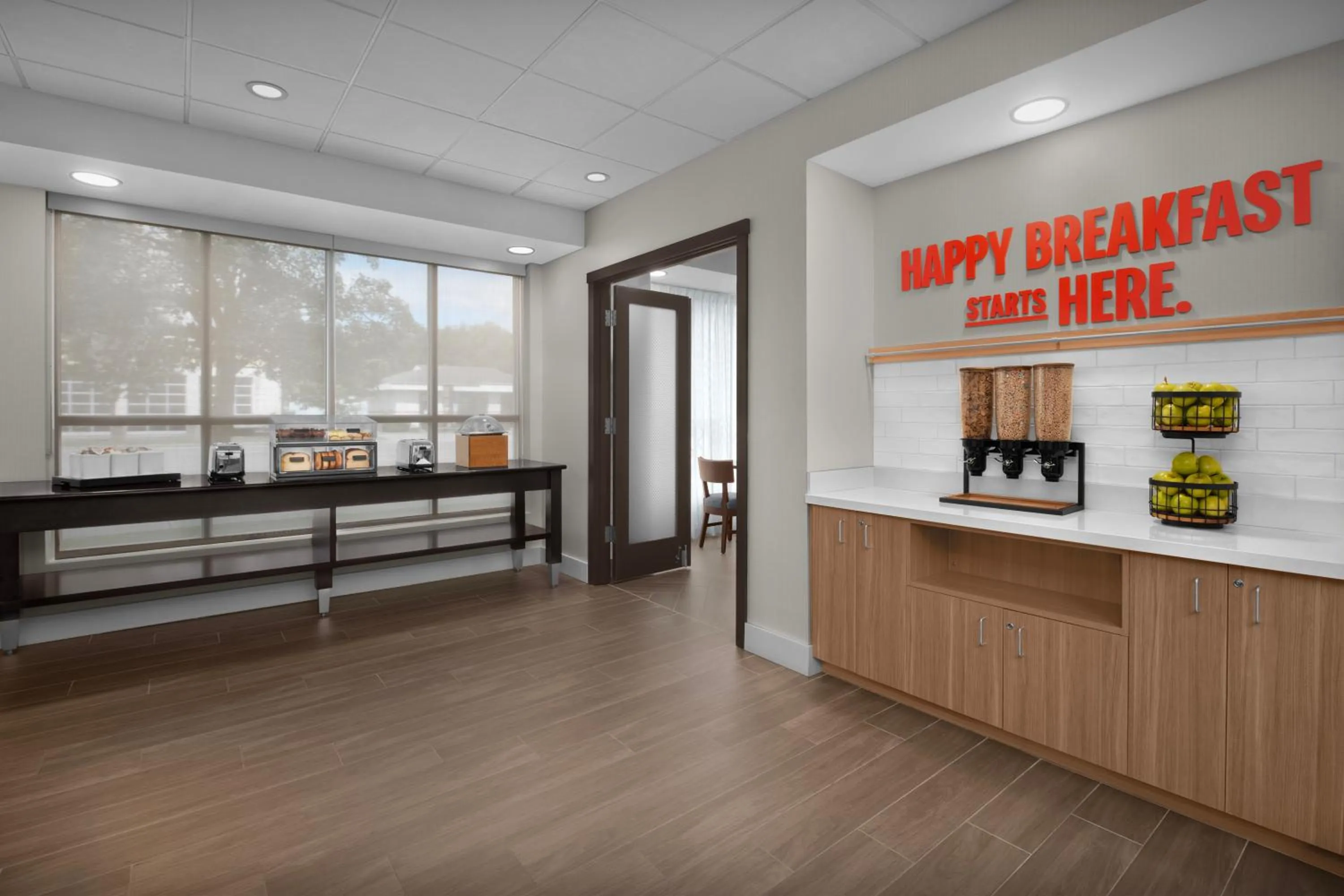 Breakfast in Hampton Inn Ithaca